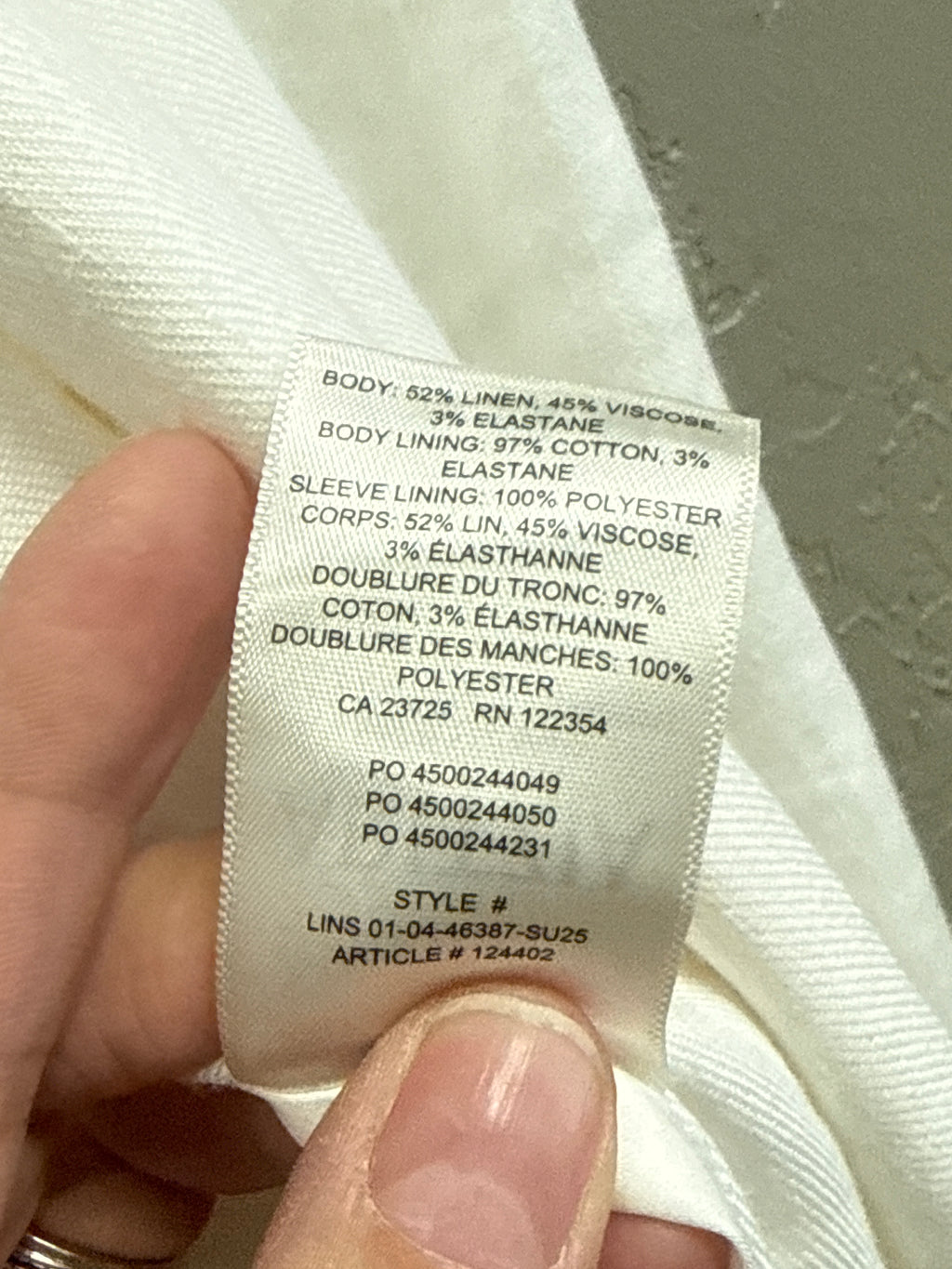 NWT Babaton Power Blazer (org$228)