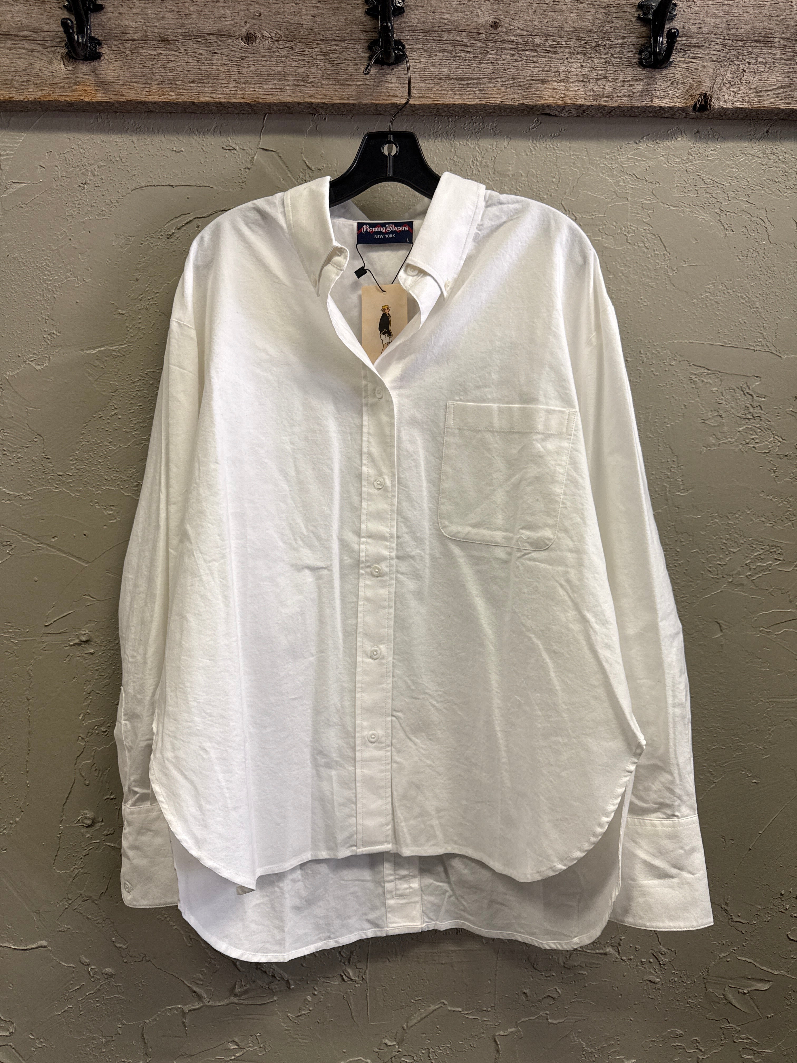 NWT ROWING BLAZERS COTTON BUTTON UP (org$158)