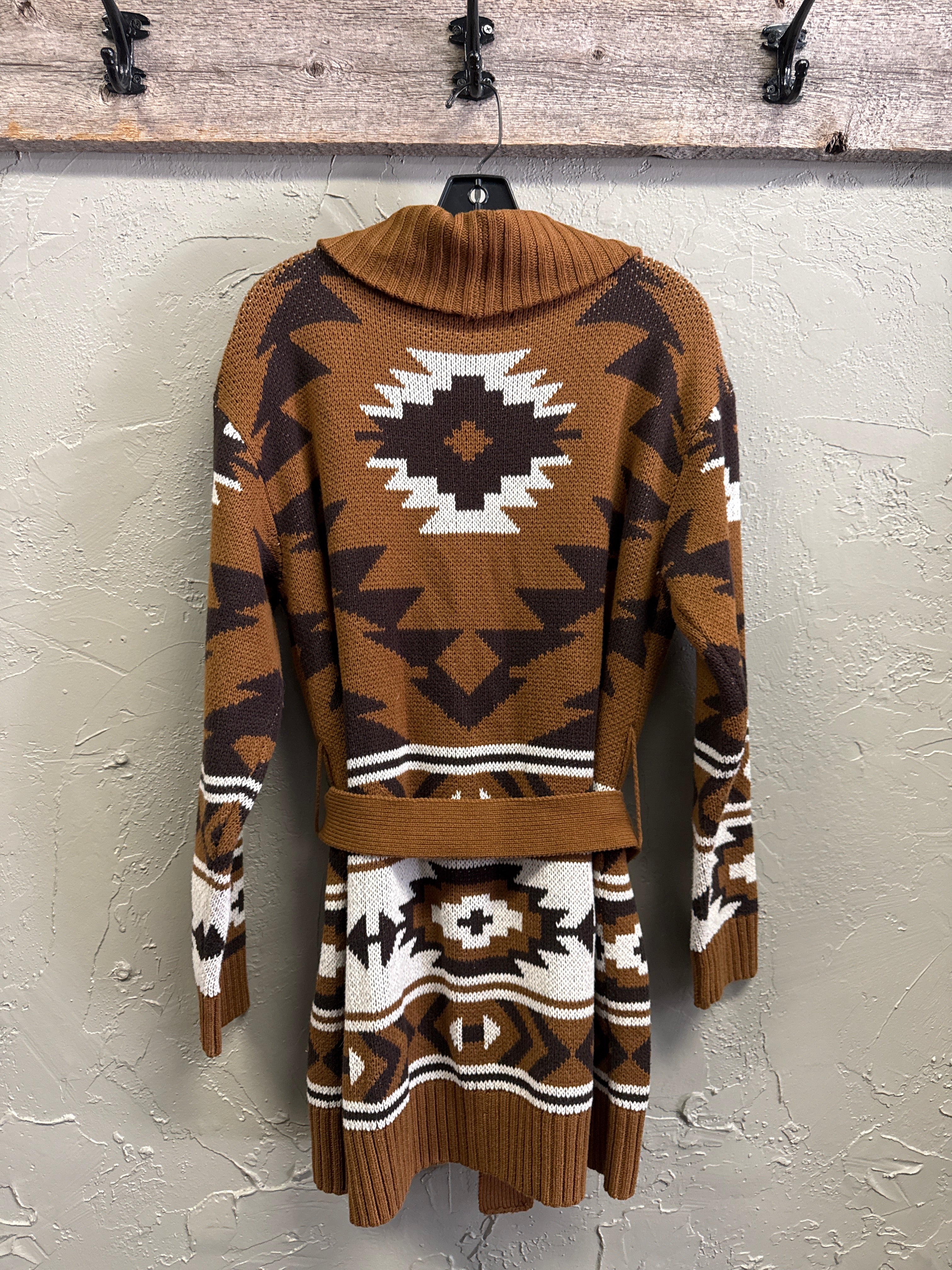LUCKY BRAND TRIBAL CARDI (or$129)