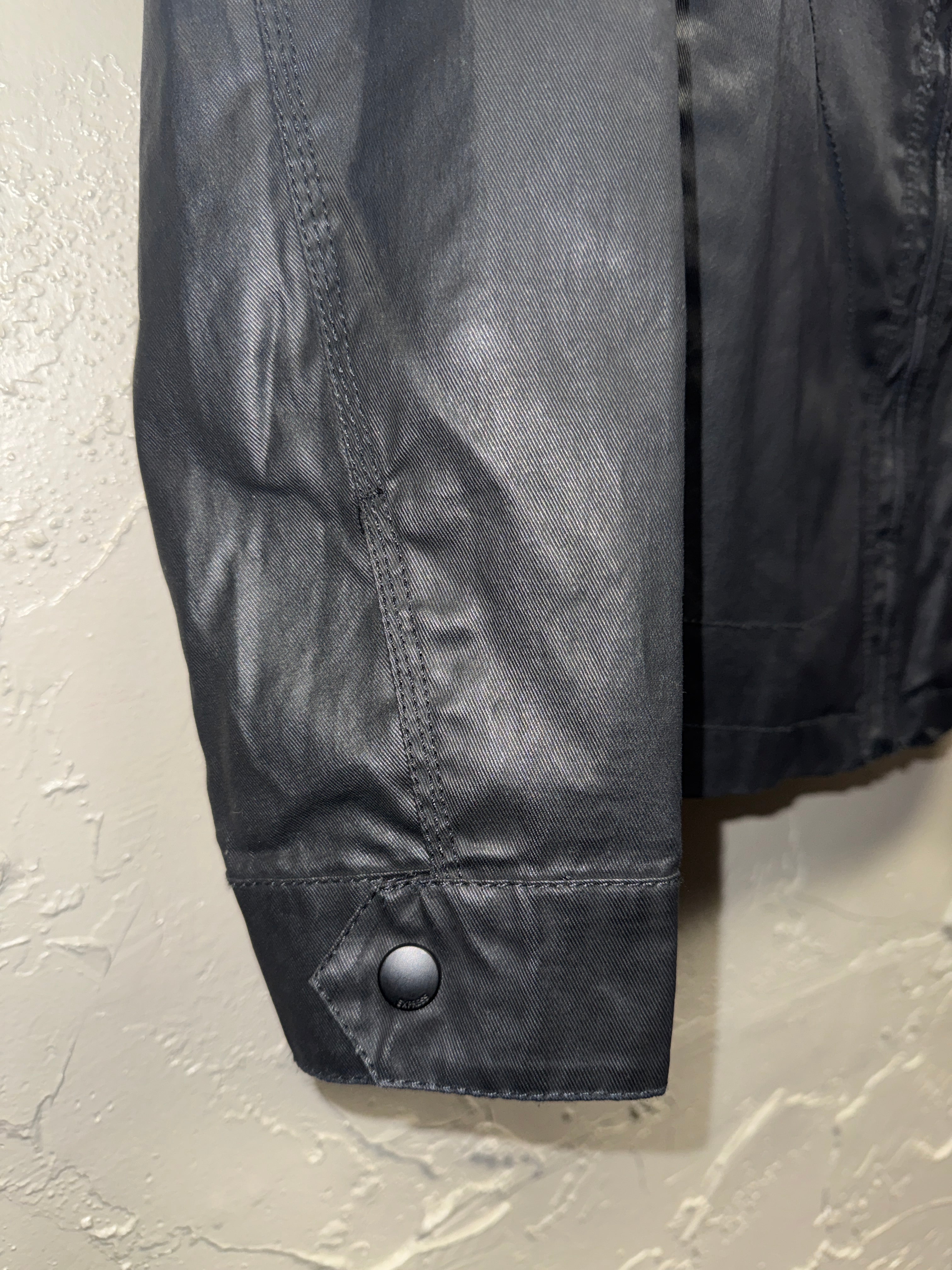 EXPRESS WAXED COTTON MOTO JACKET (org$198)