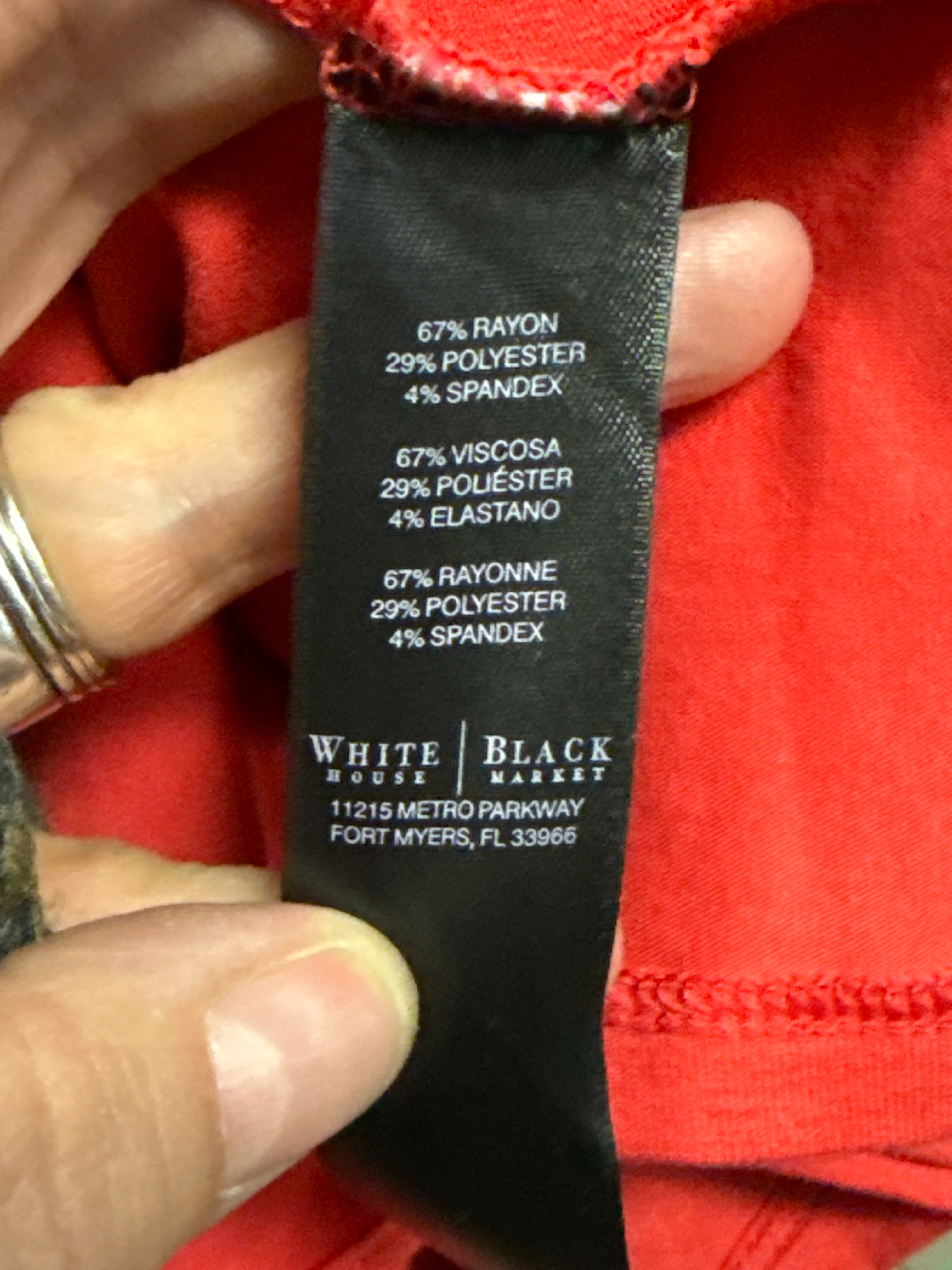 WHBM Sleeveless Cowl Neck Top (org$69)