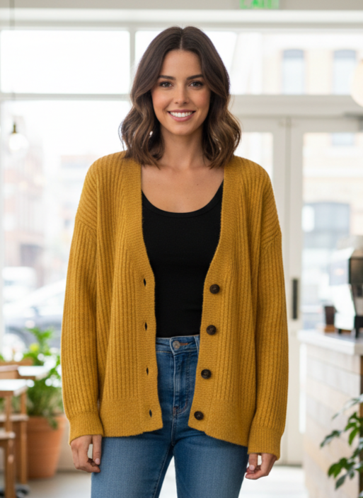 TOPSHOP BUTTON-UP CARDIGAN