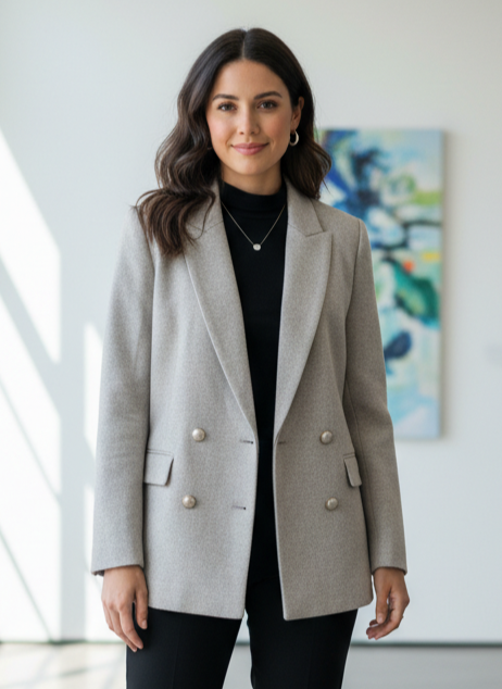 NWT LOFT DBL BREASTED BLAZER (org$160)