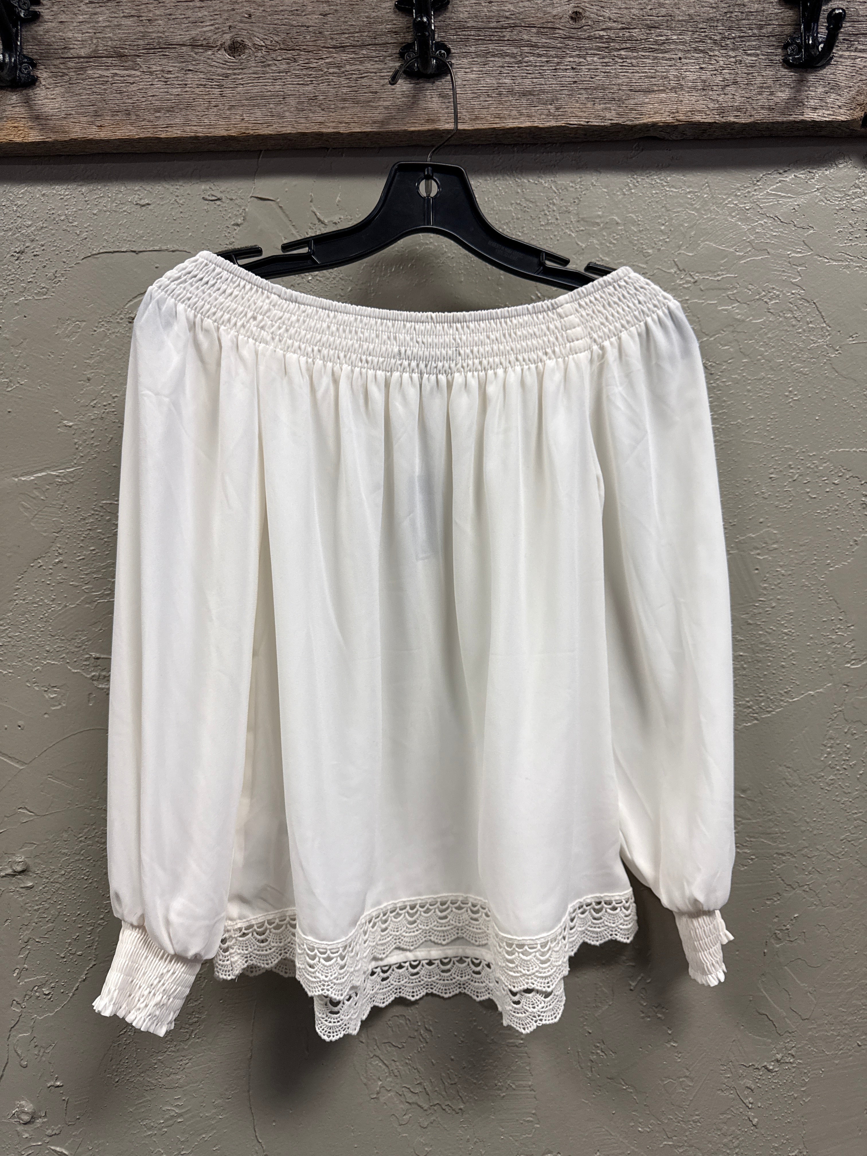 NWT EXPRESS OFF THE SHOULDER TOP (org$50)