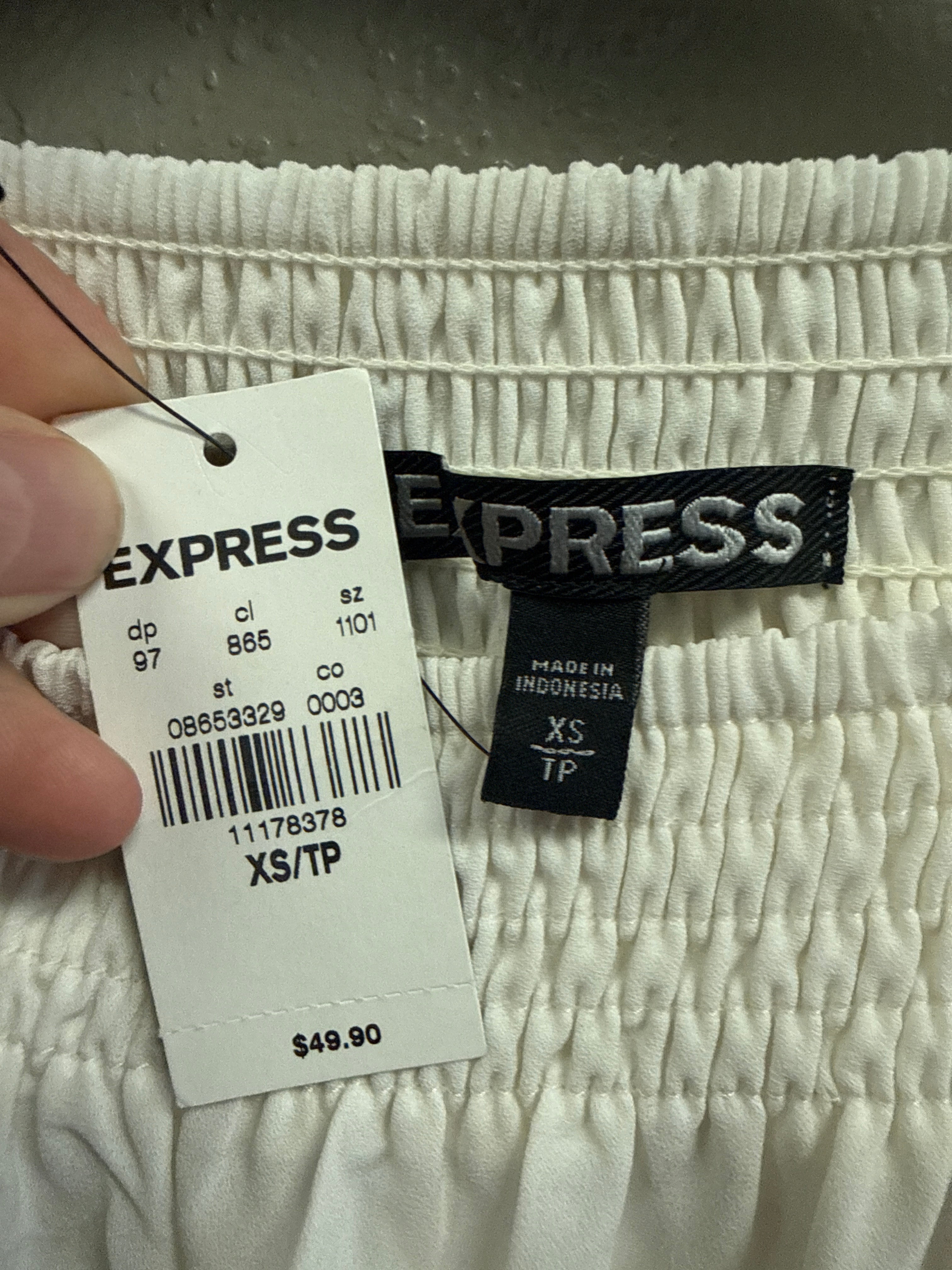 NWT EXPRESS OFF THE SHOULDER TOP (org$50)