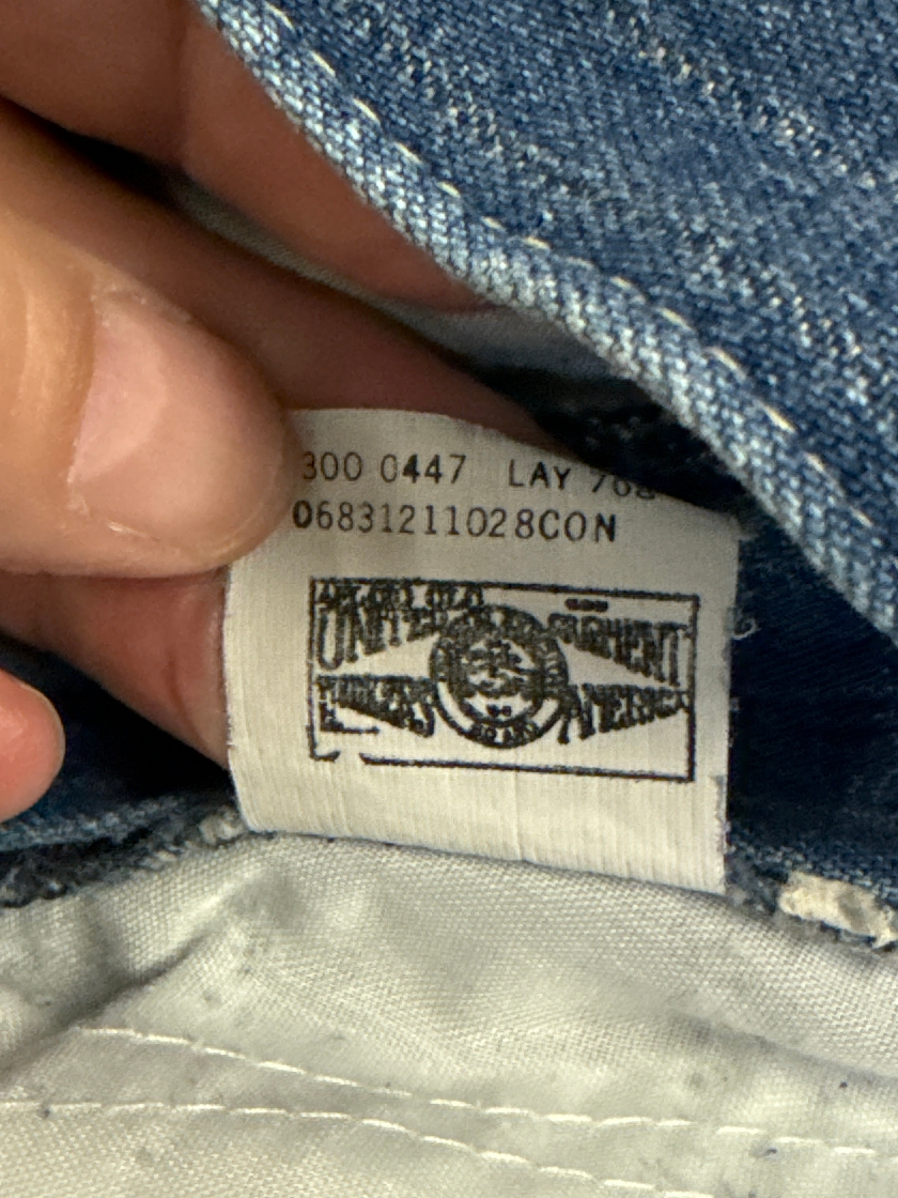 VTG 80's LEE PINSTRIPE JEANS