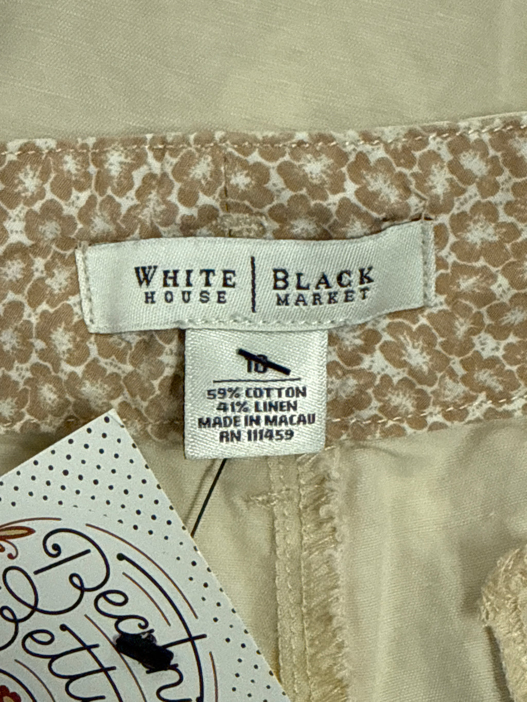 WHBM Grommet Cargo Pant (org$89)