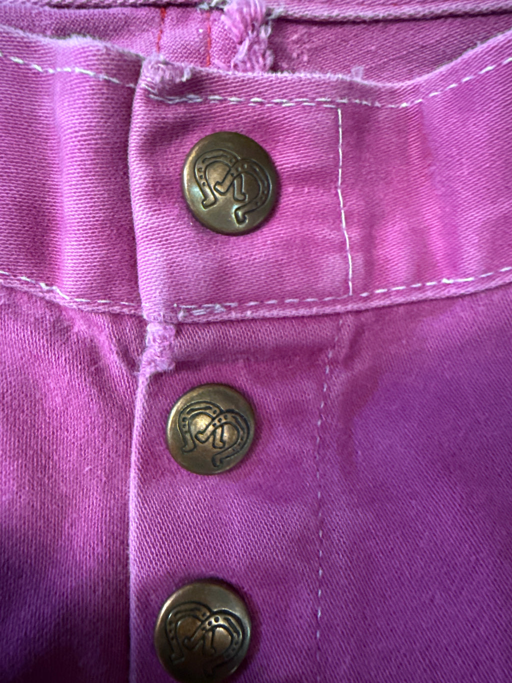 VTG 70’s PINK FLARE JEANS