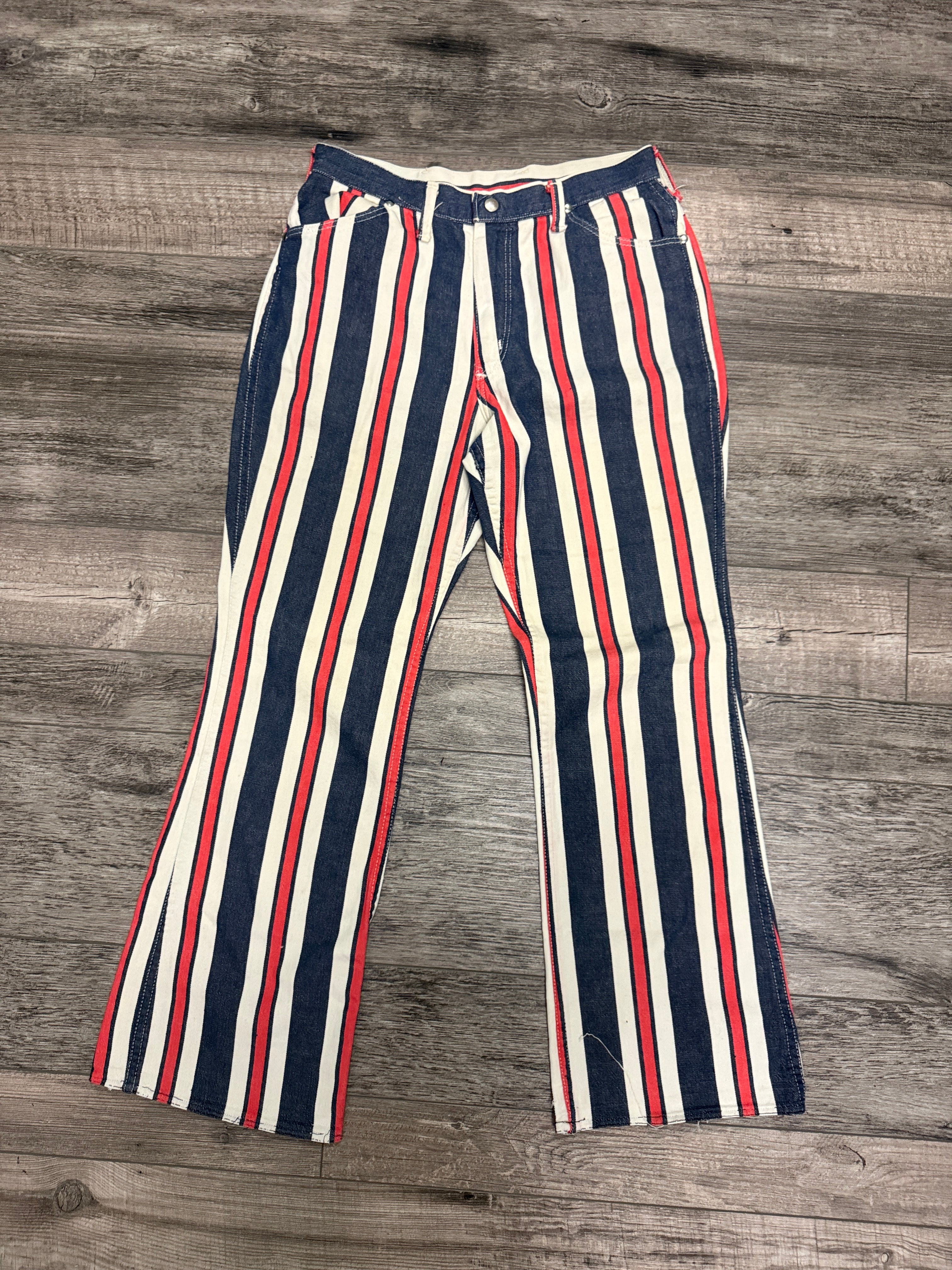 VTG 70s WRANGLER STRIPED JEAN