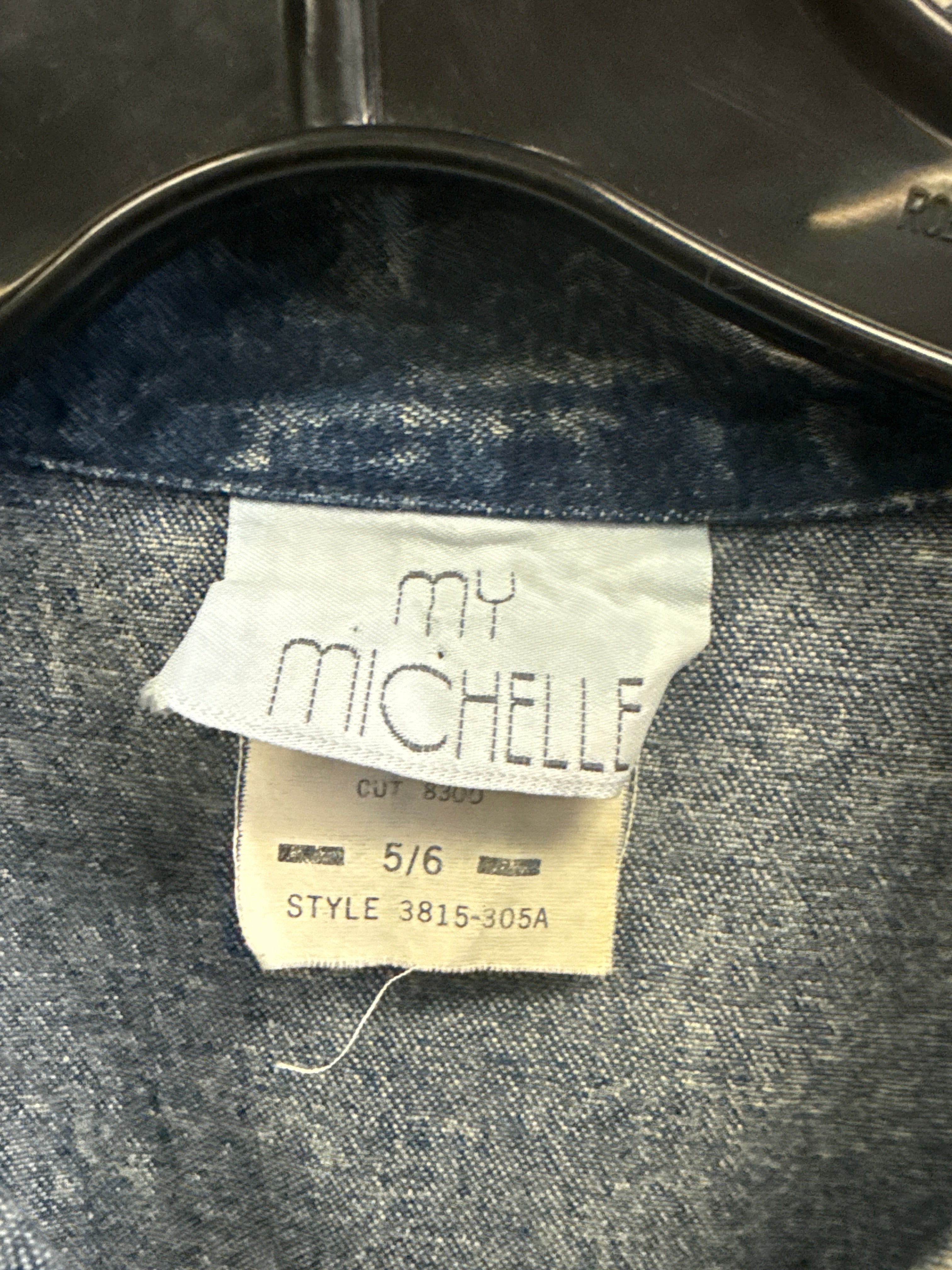 VTG MY MICHELLE ACID WASH DRESS