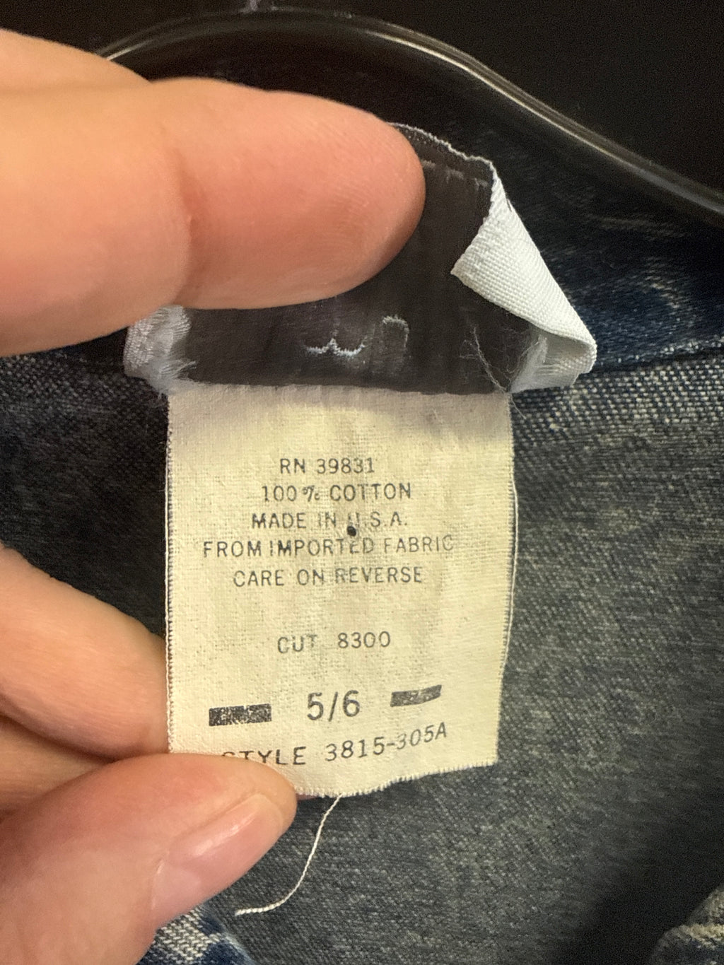 VTG MY MICHELLE ACID WASH DRESS