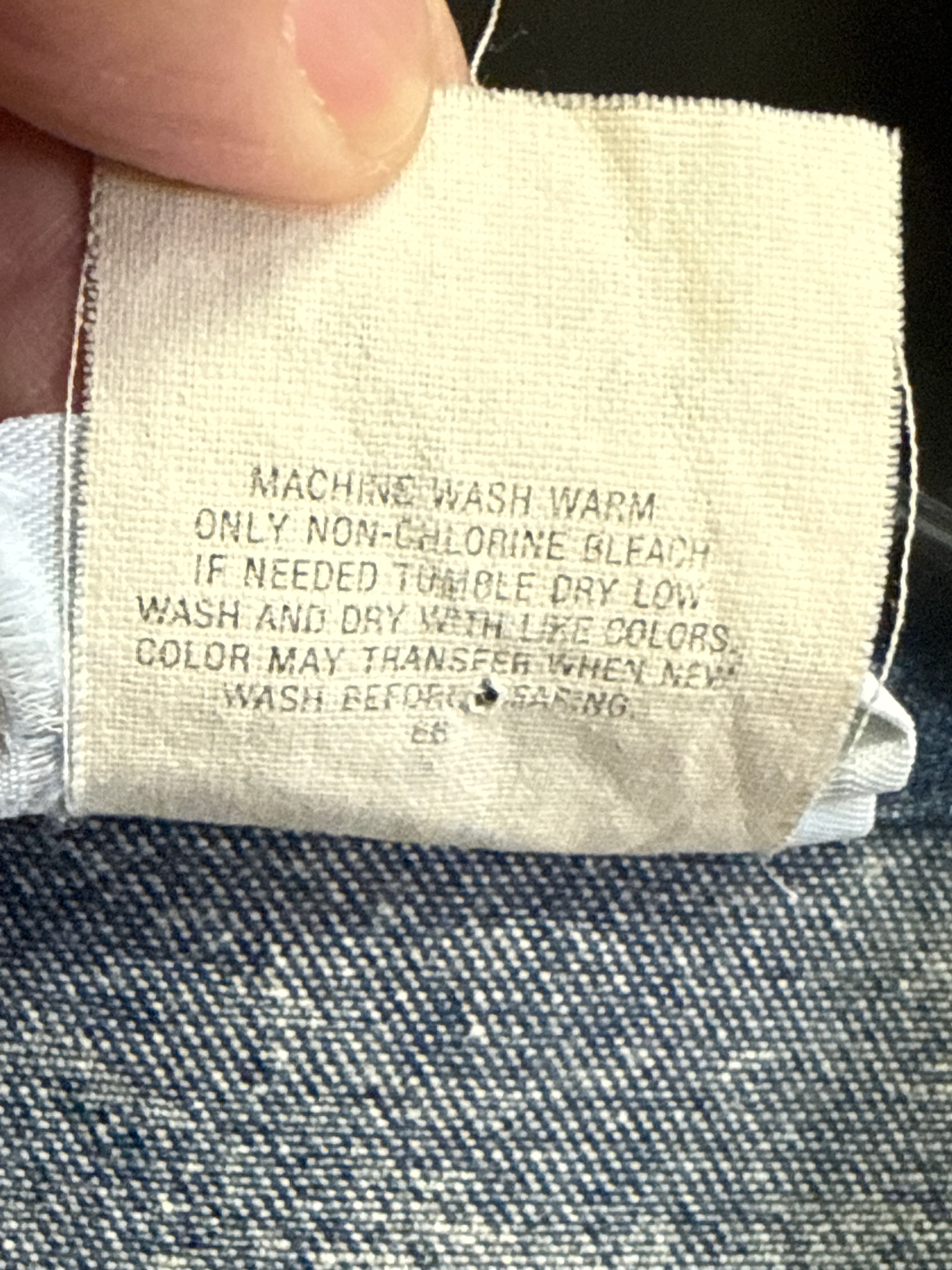 VTG MY MICHELLE ACID WASH DRESS