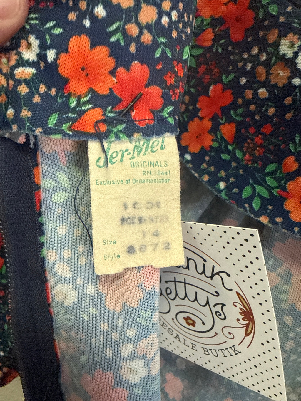 VTG JER-MET 2-PC DRESS SET
