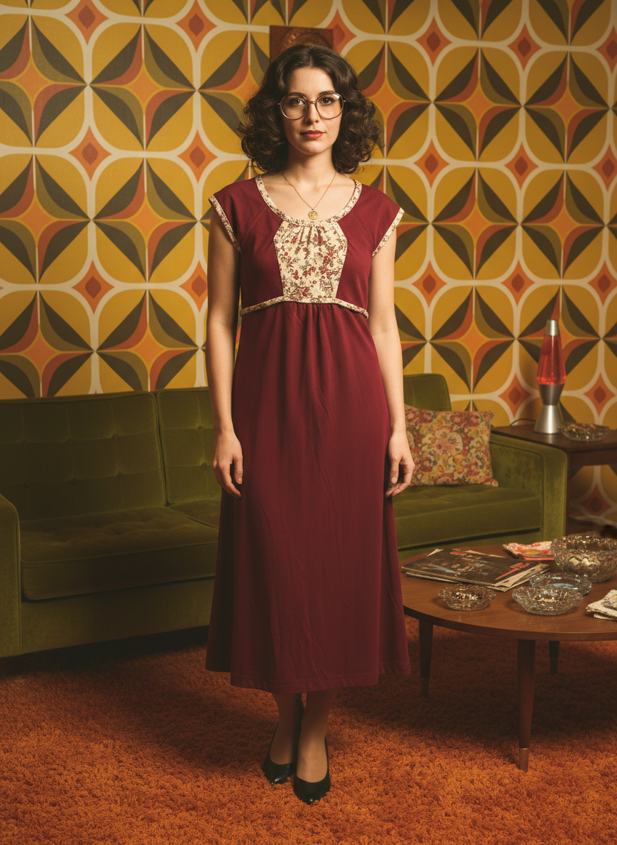 VTG HANDMADE MIDI-DRESS