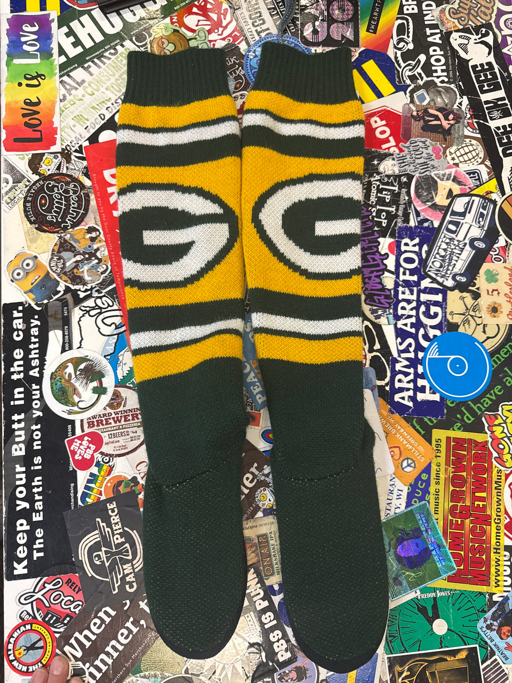 NWOT GB PACKERS SLIPPER SOCKS