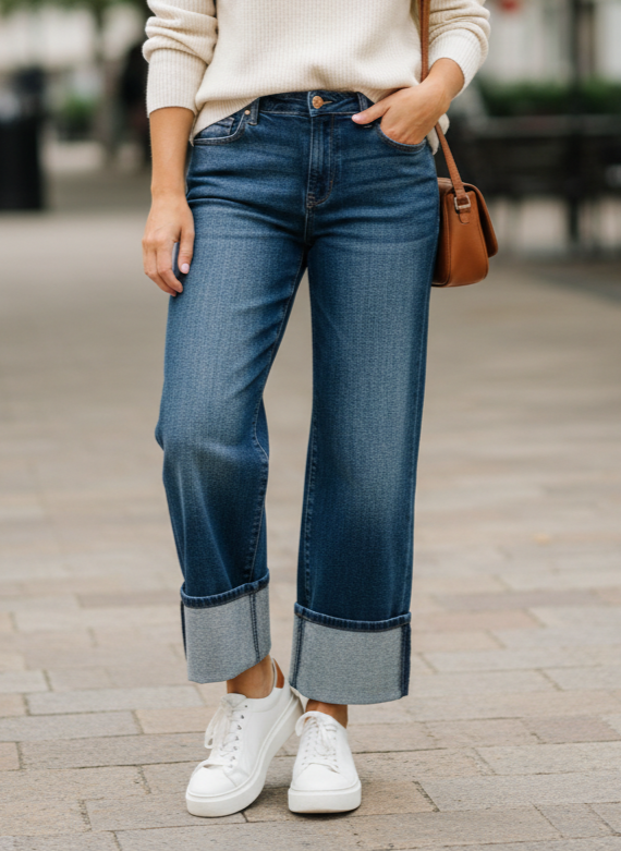 KUT from the KLOTH CUFFED WIDE LEG (org$119)