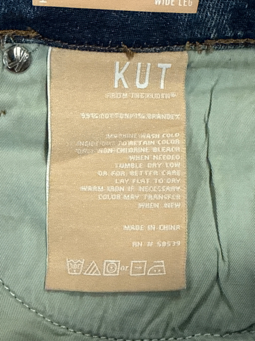 NWT KUT from the KLOTH MEG JEAN (org$119)