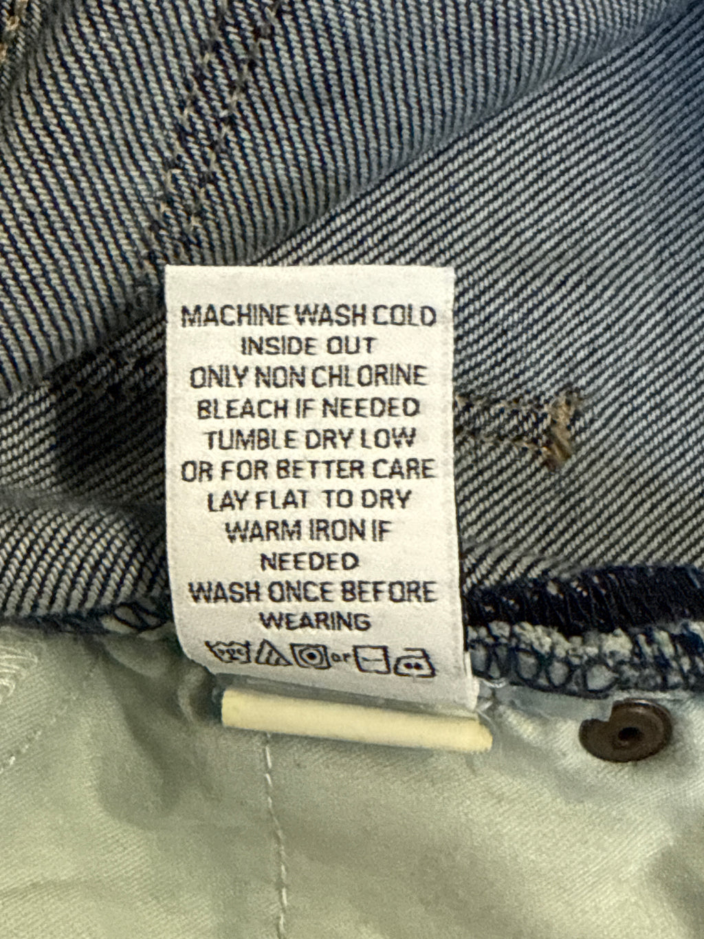 EVEREVE STRAIGHT CUFFED JEAN (org$138)