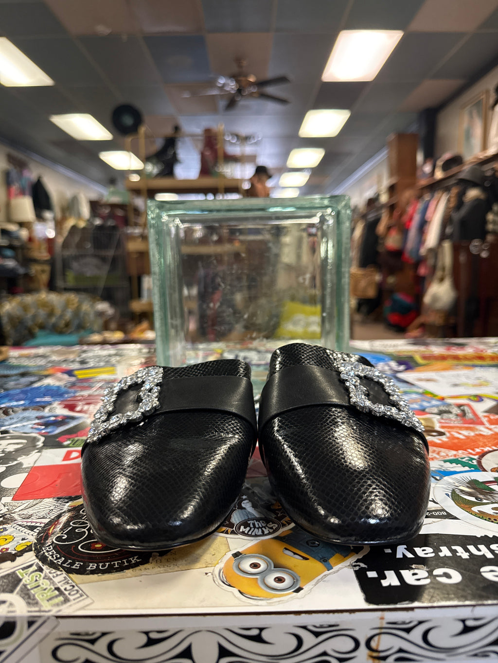 NWOT WHBM JEWELED SLIDES (org$150)