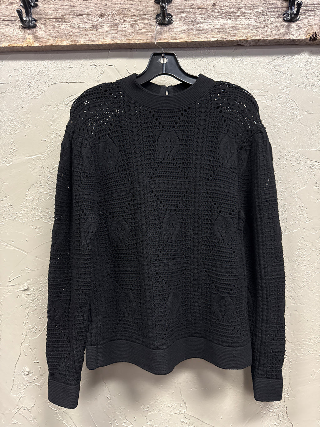WHBM MOCK NECK POINTELLE SWEATER (org$99)