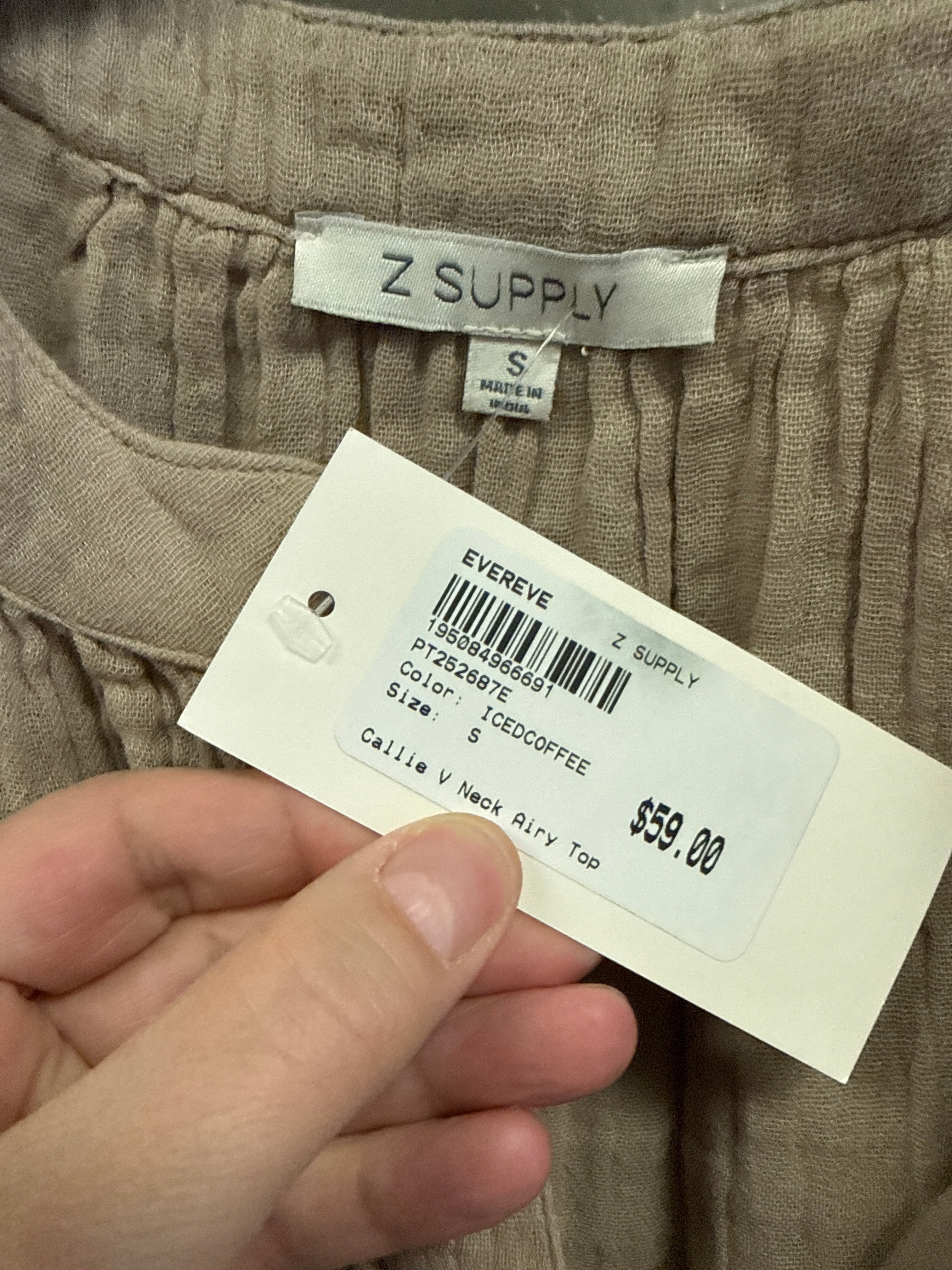 NWT Z Supply Cotton Top (org$59)