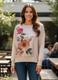 SIONI FLORAL PRINT TOP (org$138)