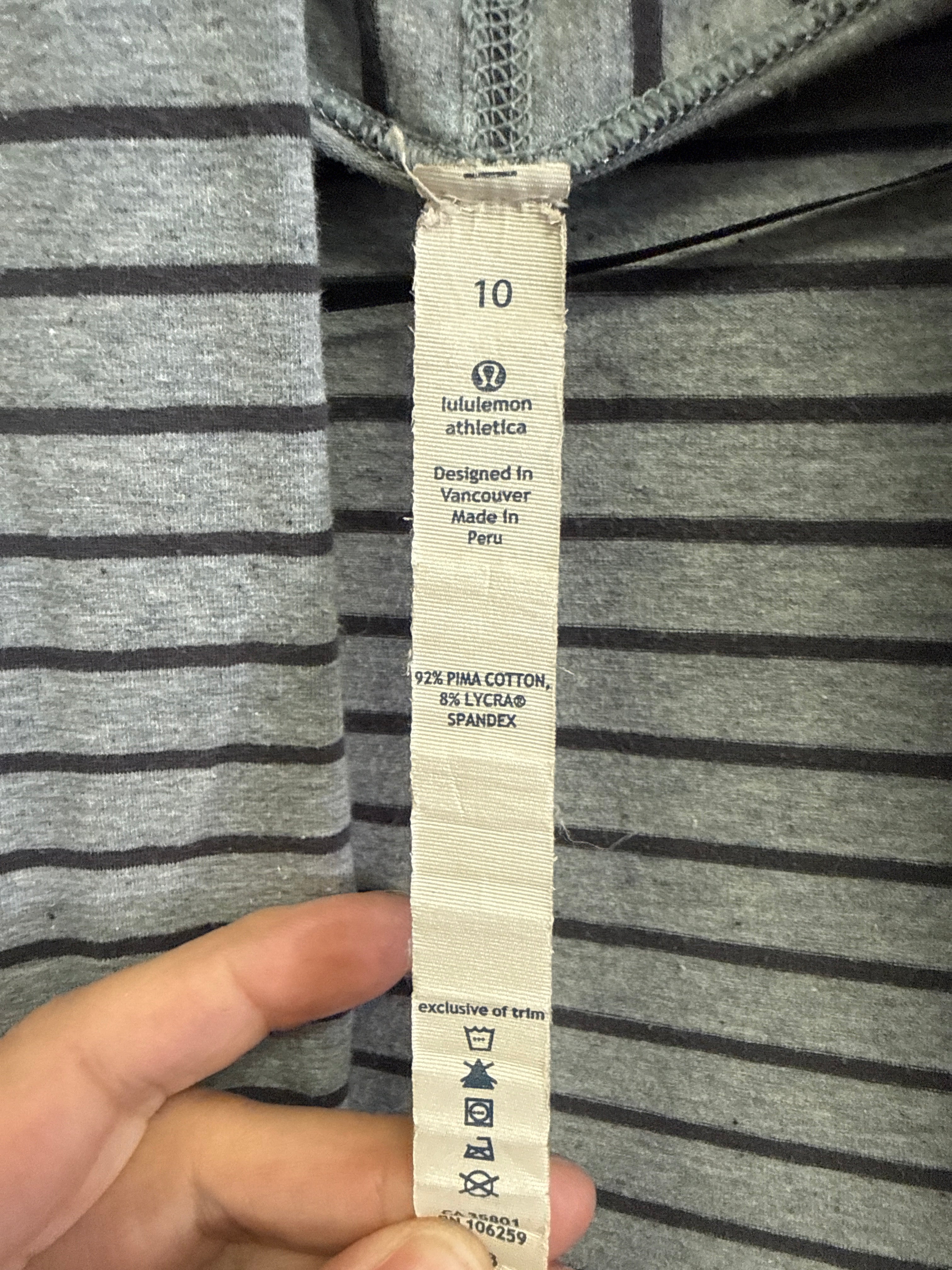Lululemon Open-Front Cardi (org$128)