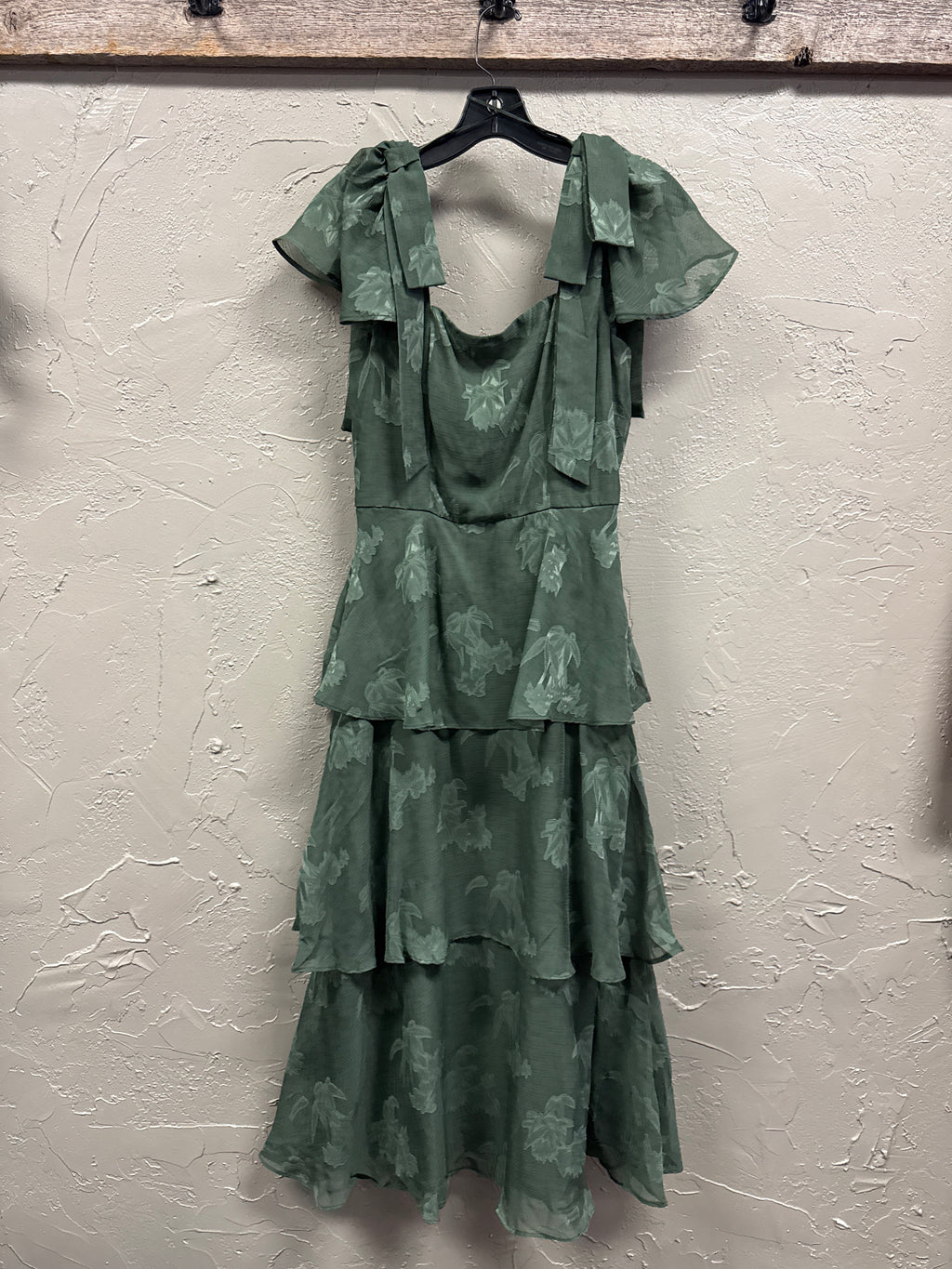 FRANCESCAS TIERED MIDI DRESS (org$78)
