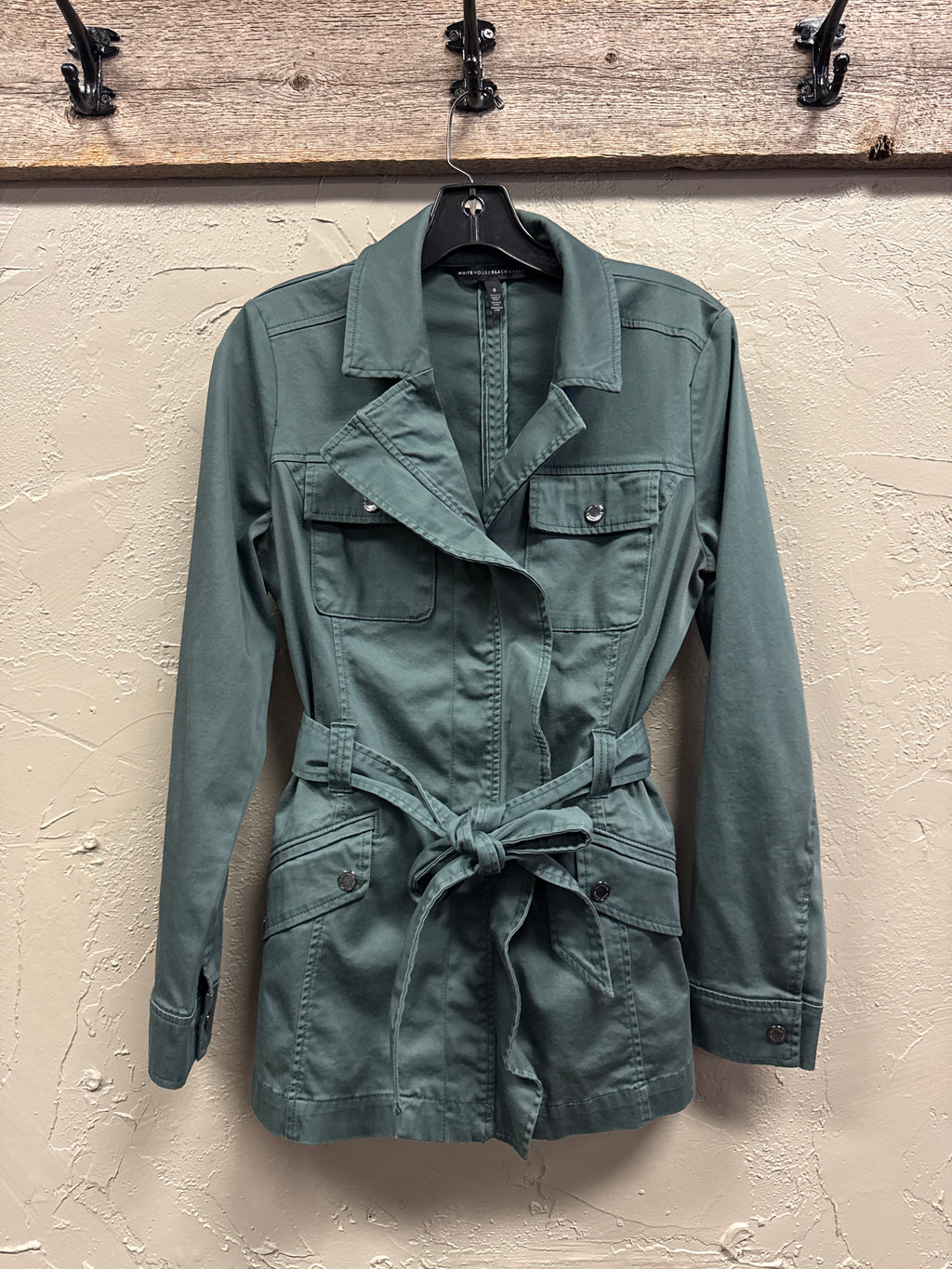 WHBM BELTED UTILITY JACKET (org$150)