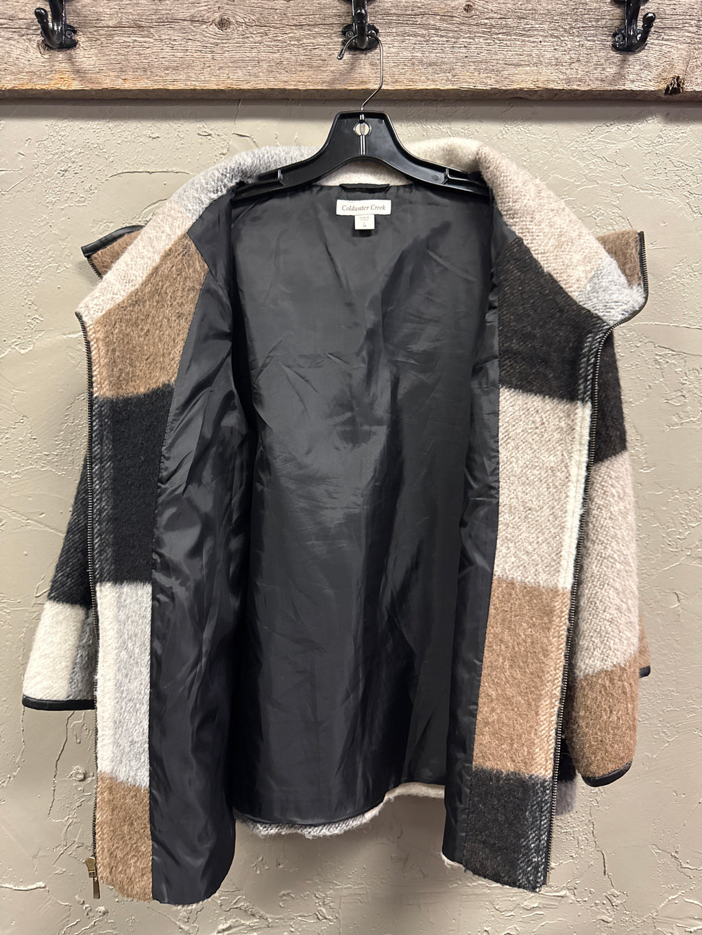 COLDWATER CREEK FUNNEL COLLAR COAT (org$140)
