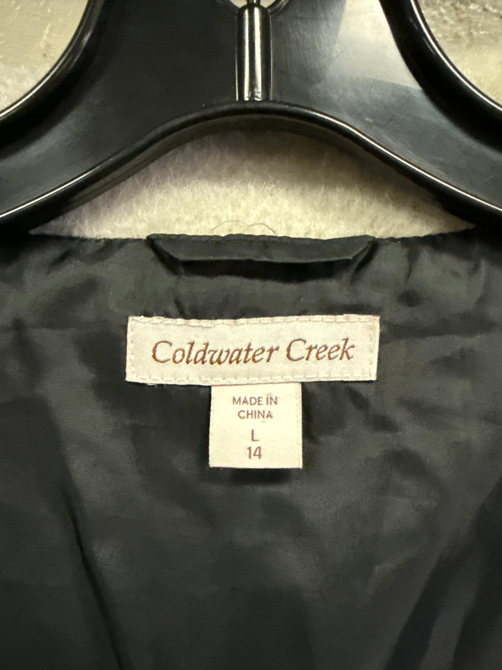 COLDWATER CREEK FUNNEL COLLAR COAT (org$140)