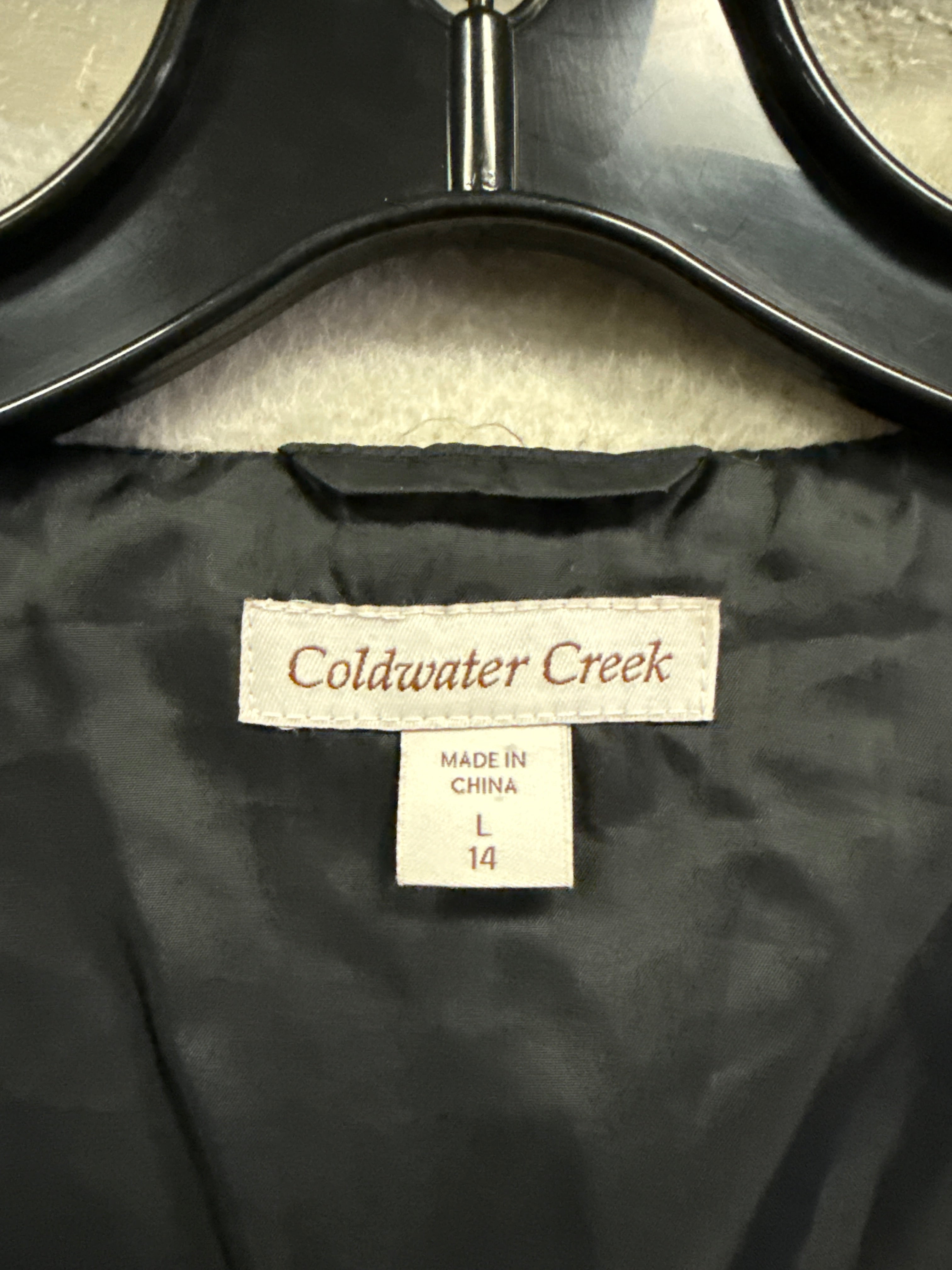 COLDWATER CREEK FUNNEL COLLAR COAT (org$140)