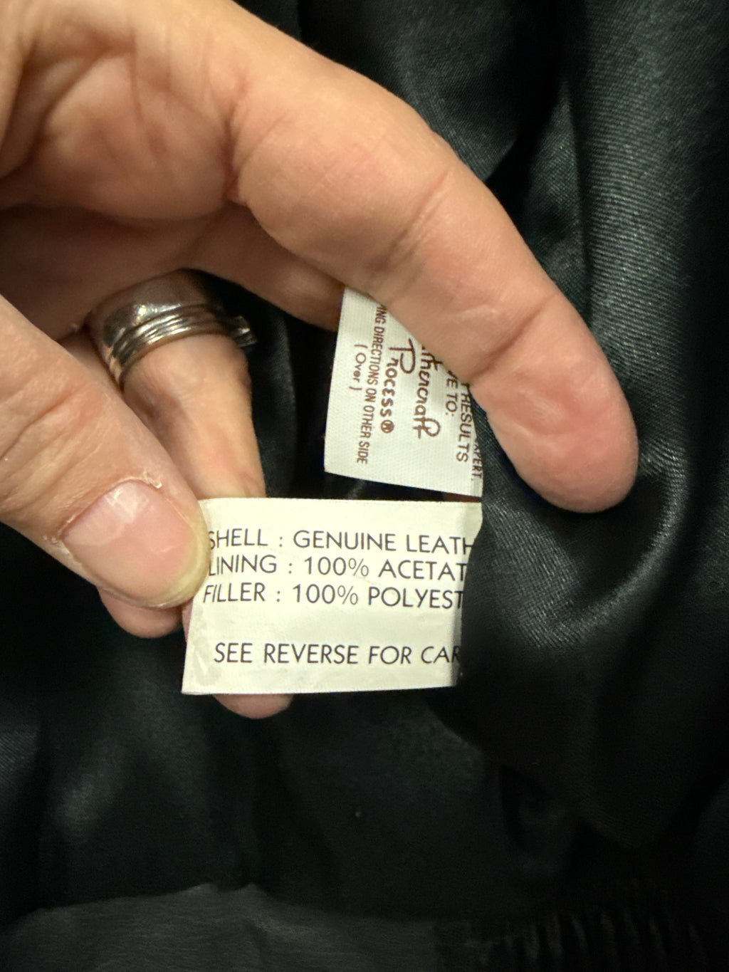 VTG 80's/90's LADIES LEATHER JACKET
