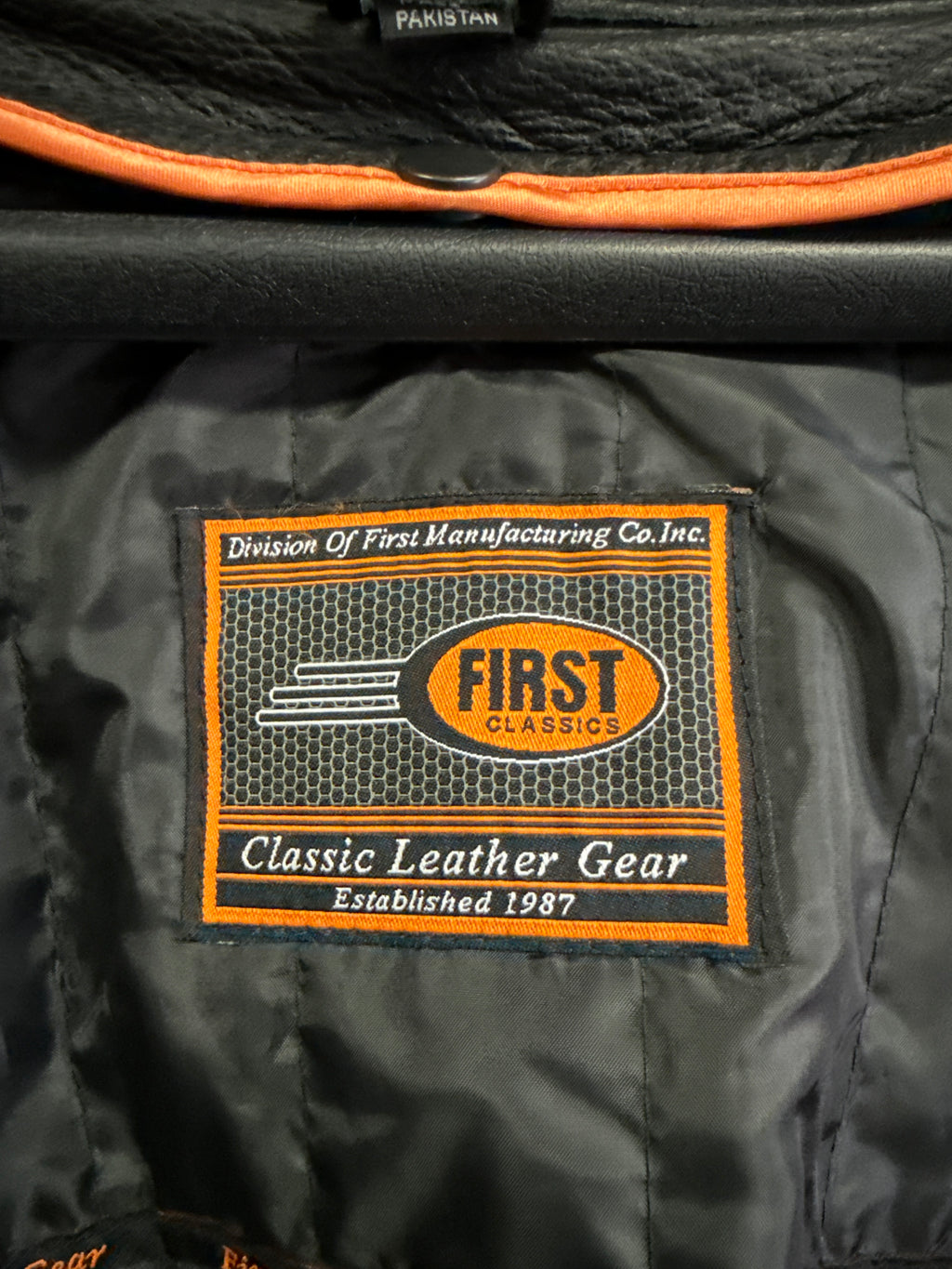 NWOT FIRST CLASSIC MOTO JACKET *as is*