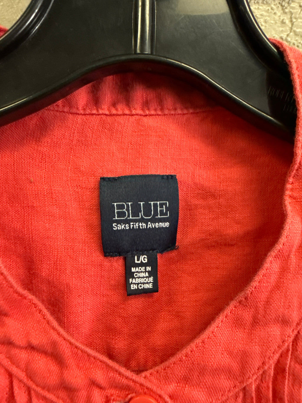 BLUE LINEN TUNIC (org$160)