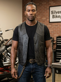 NWT SILVER BIKE RIDING VEST (org$75)