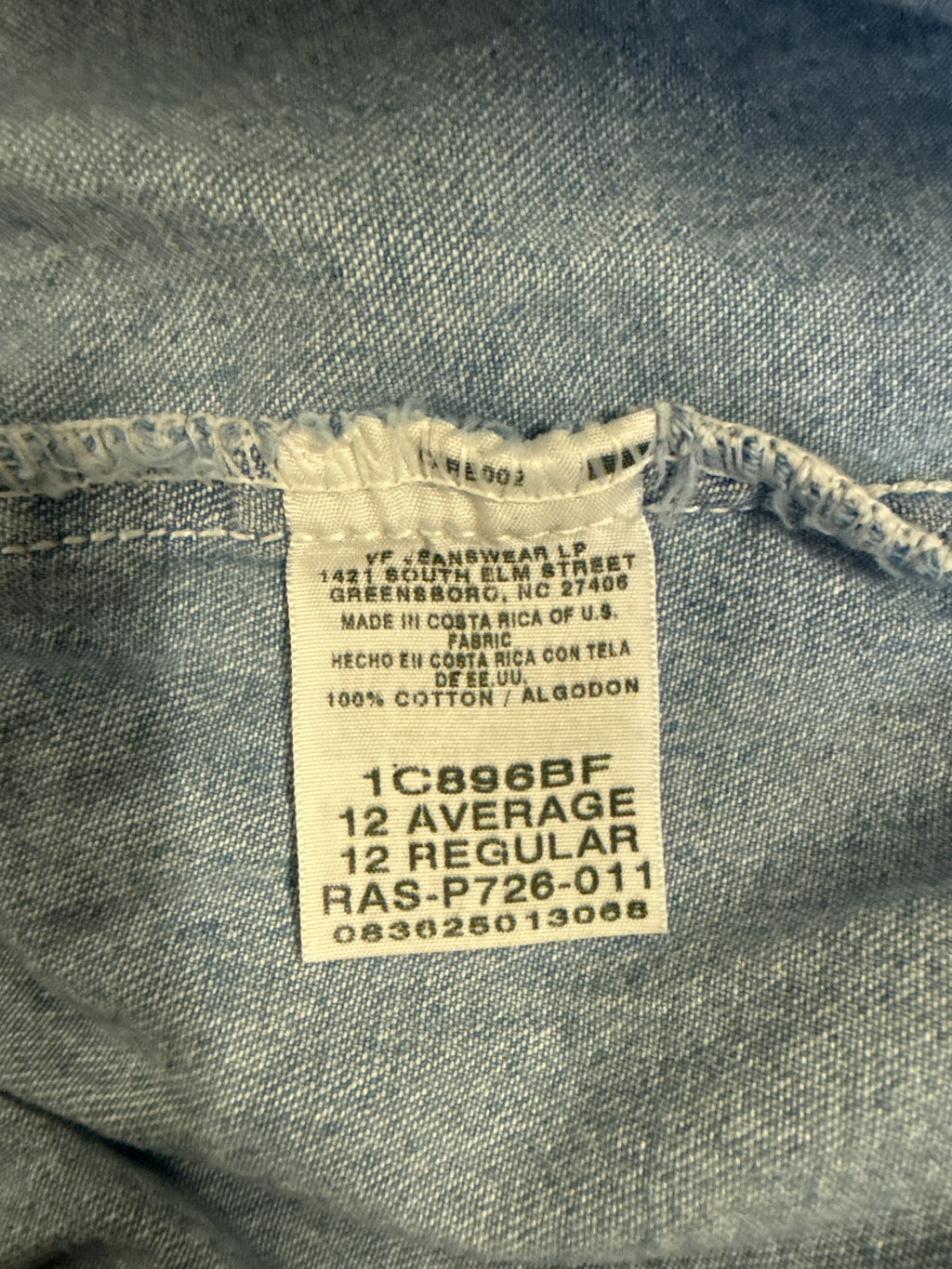 Vtg Elastic Waist Denim Shorts