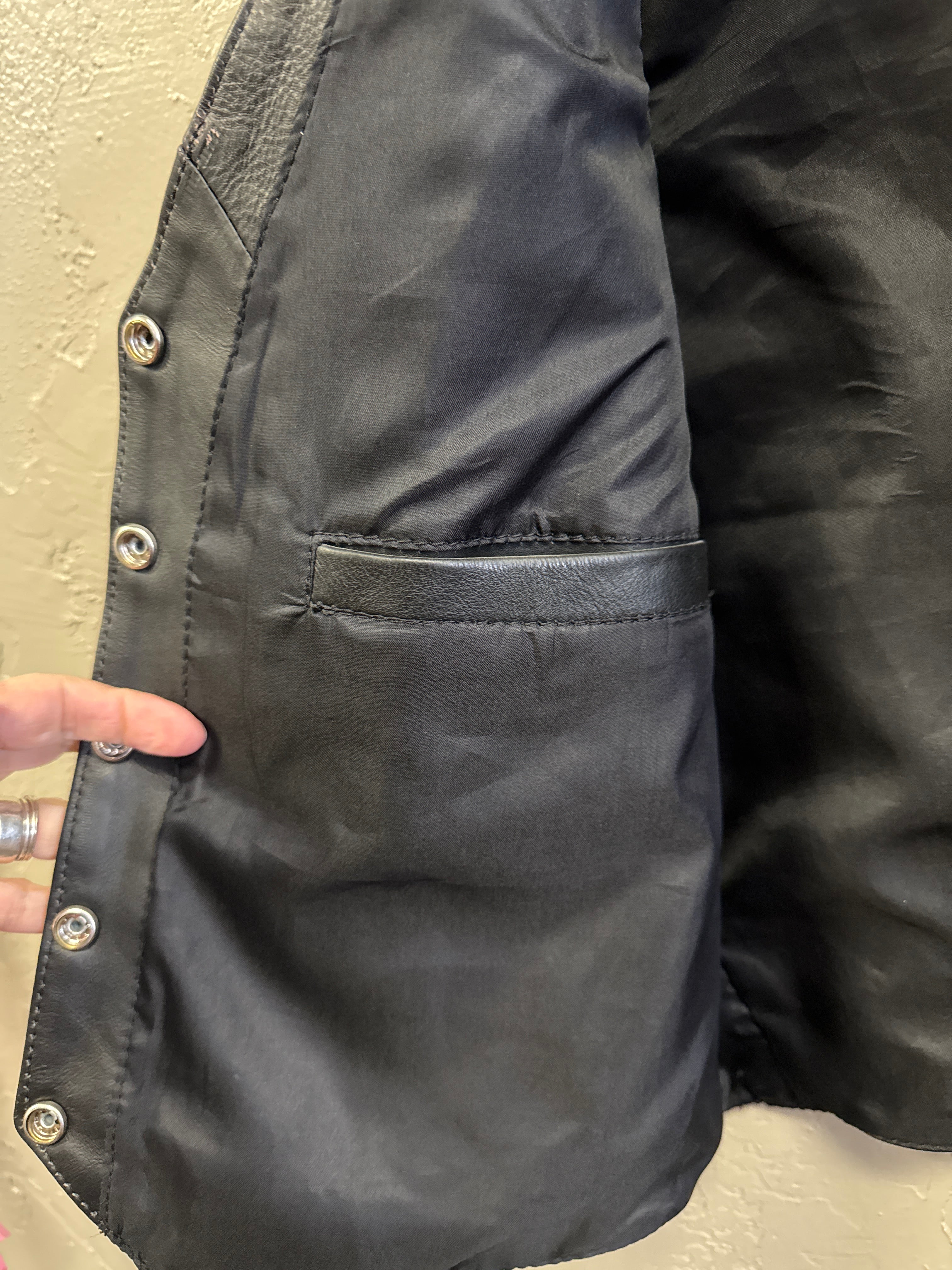 NWT CHROME GEAR LEATHER VEST