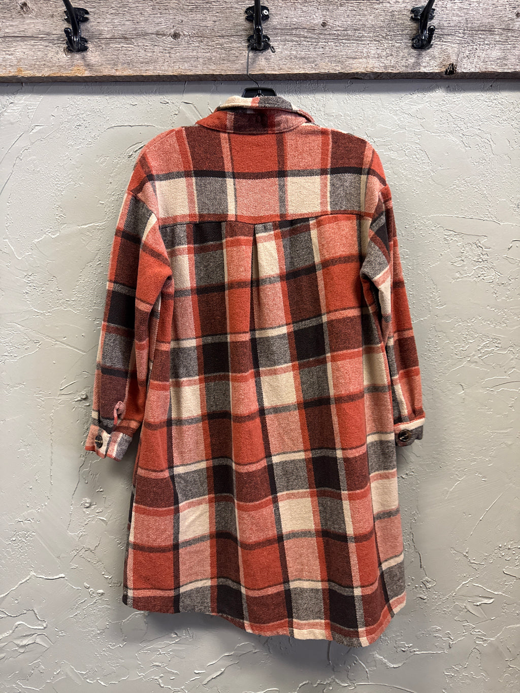 Plaid Longline Shacket