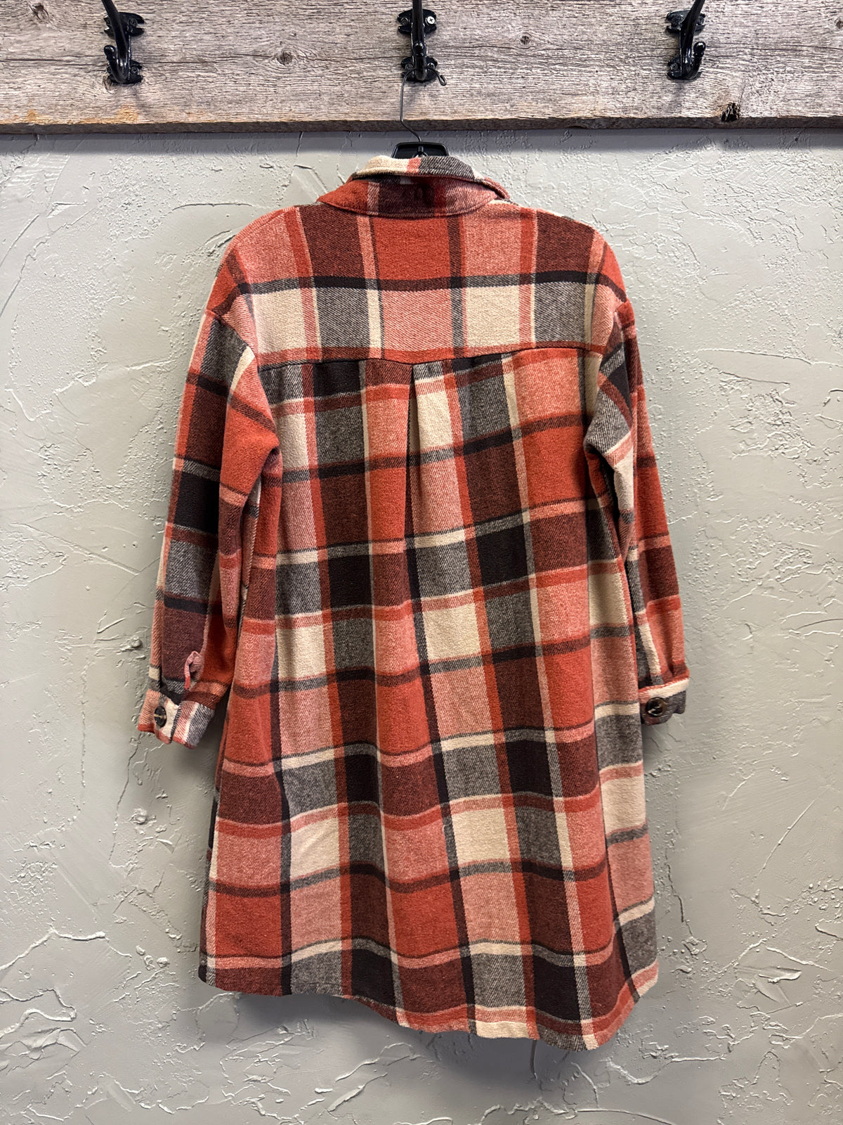 Plaid Longline Shacket