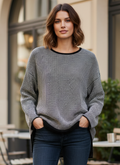 Eileen Fisher Textured Wool Sweater (org$278)