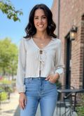 Willow & Root Front-Tie Top
