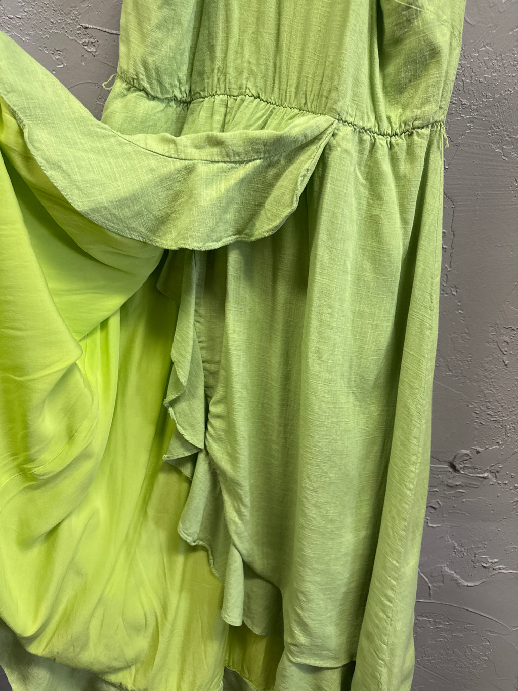Lulus Ruffled Maxi Dress