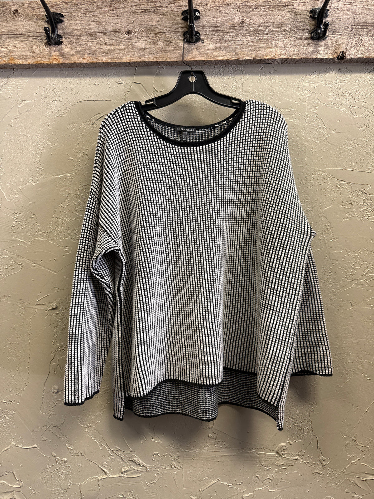 Eileen Fisher Textured Wool Sweater (org$278)