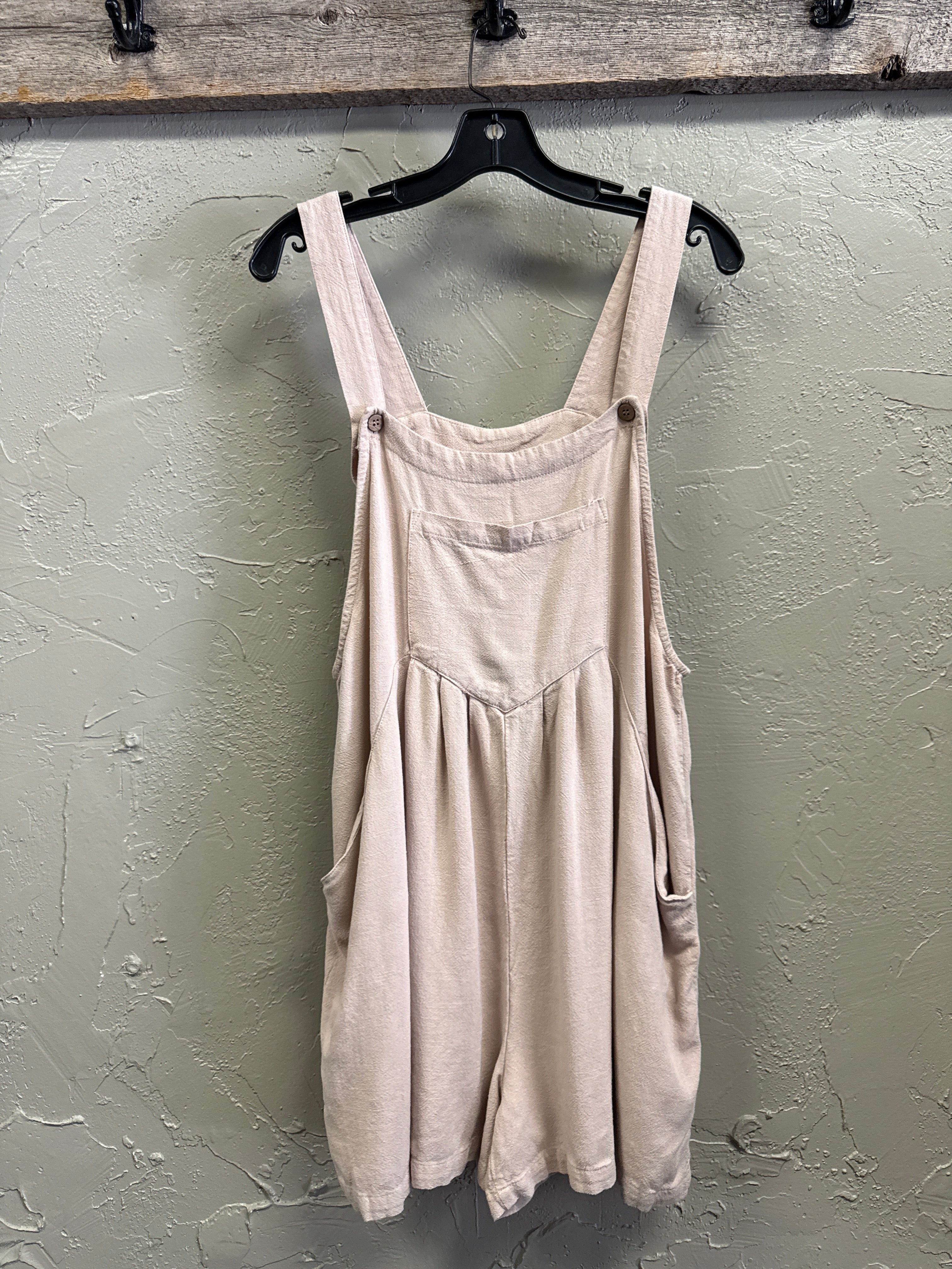 Wide-Leg Shorts Romper