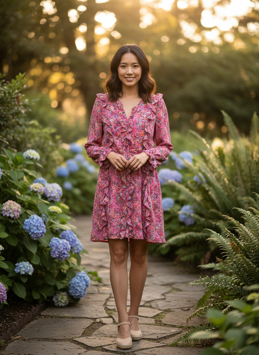 NWT GAP RUFFLED DRESS (org$80)
