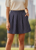 Boden Pleated A-Line Skirt (org$110)
