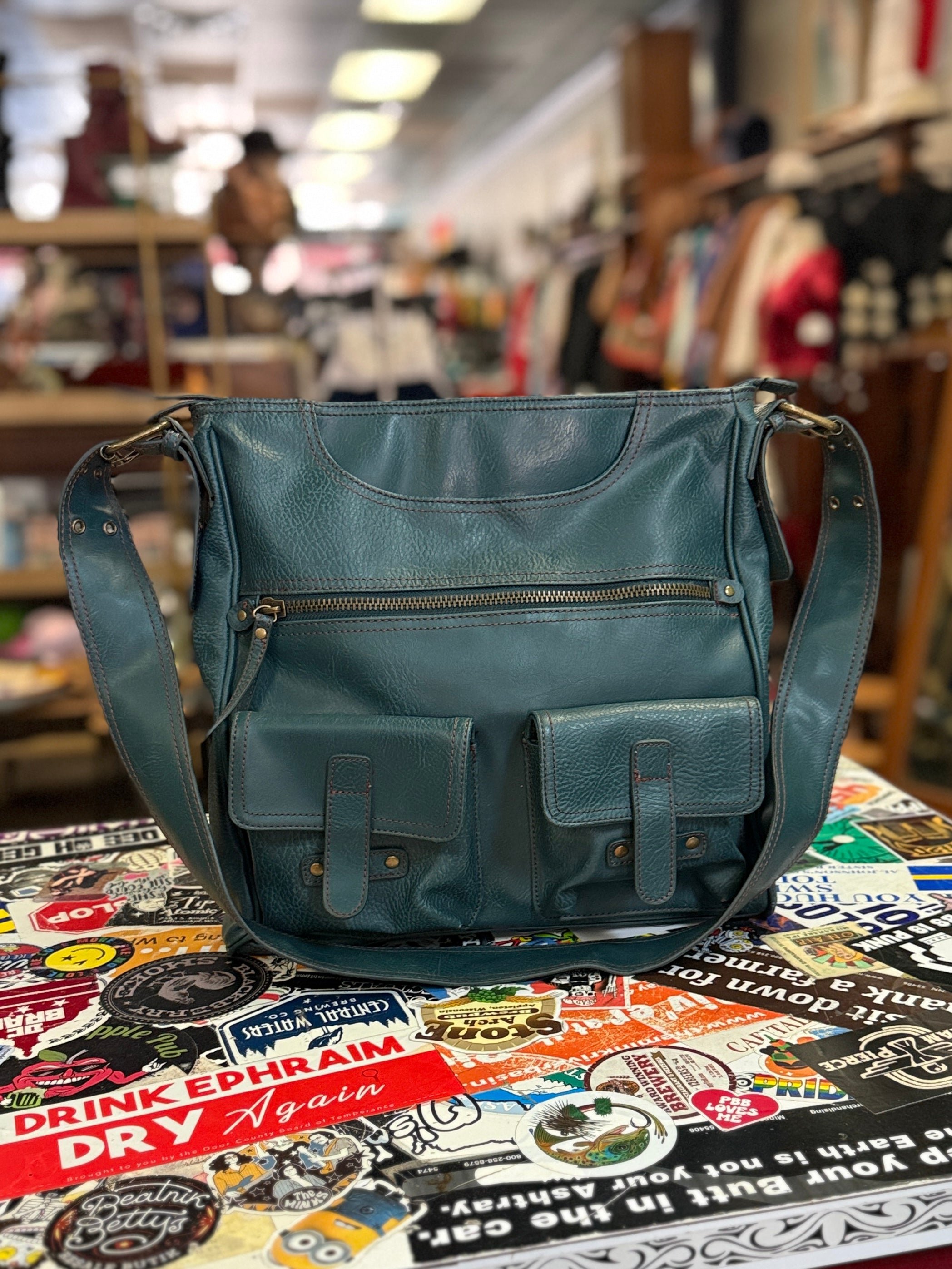ALDO MULTI-POCKET SATCHEL