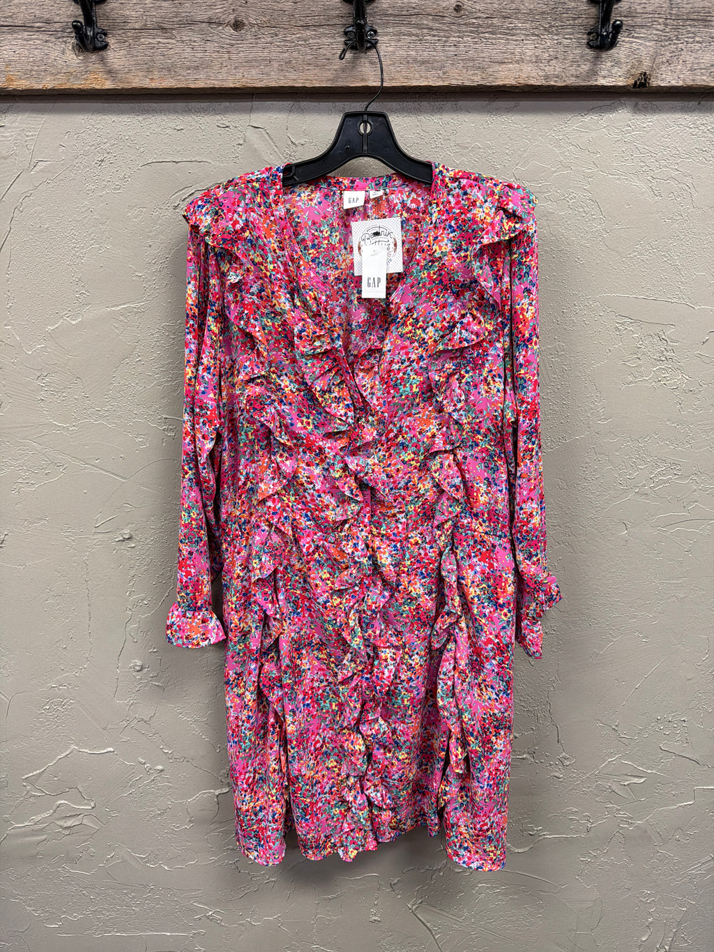 NWT GAP RUFFLED DRESS (org$80)