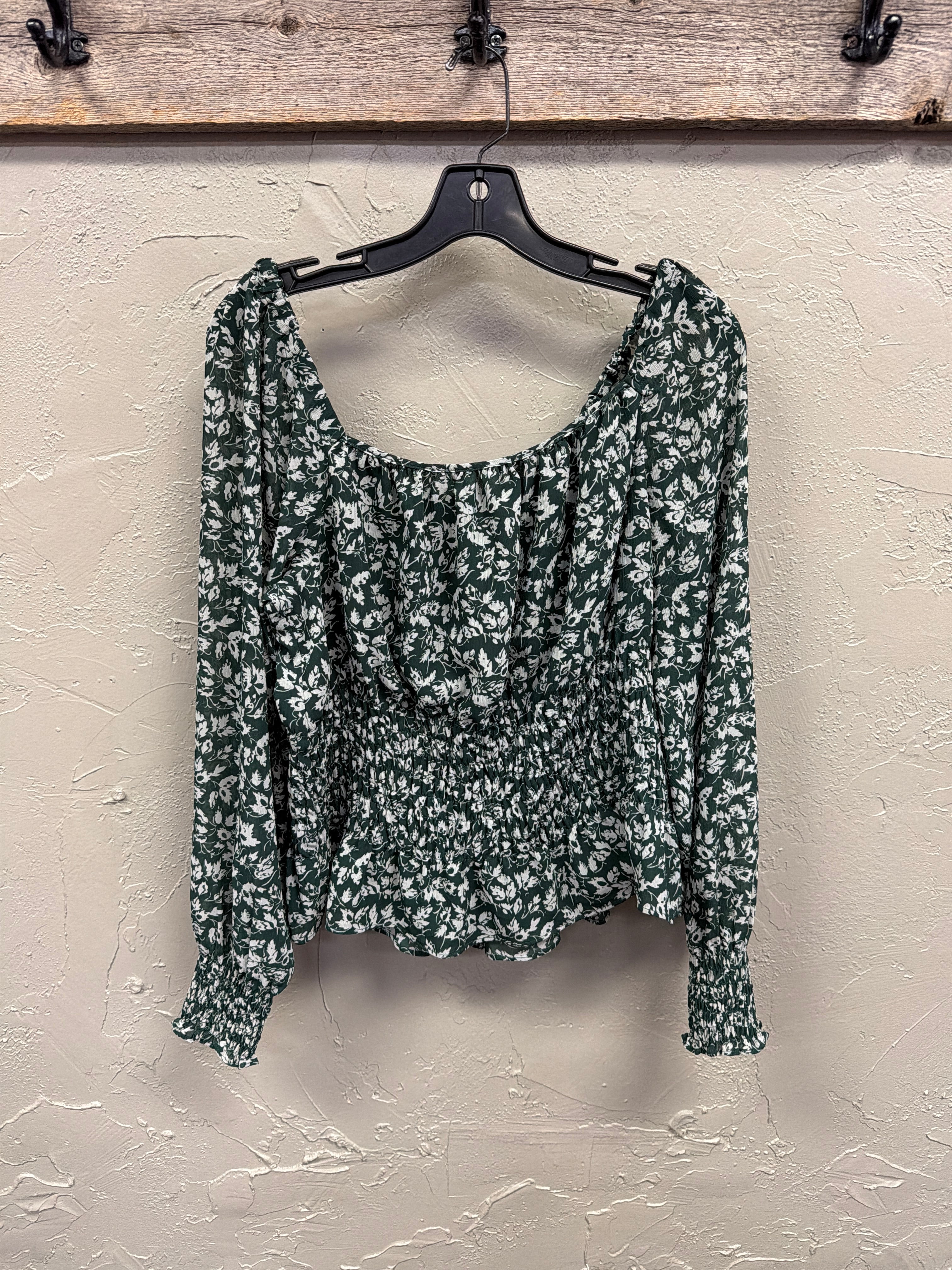 NWT MADEWELL SMOCK WAIST TOP (org$98)